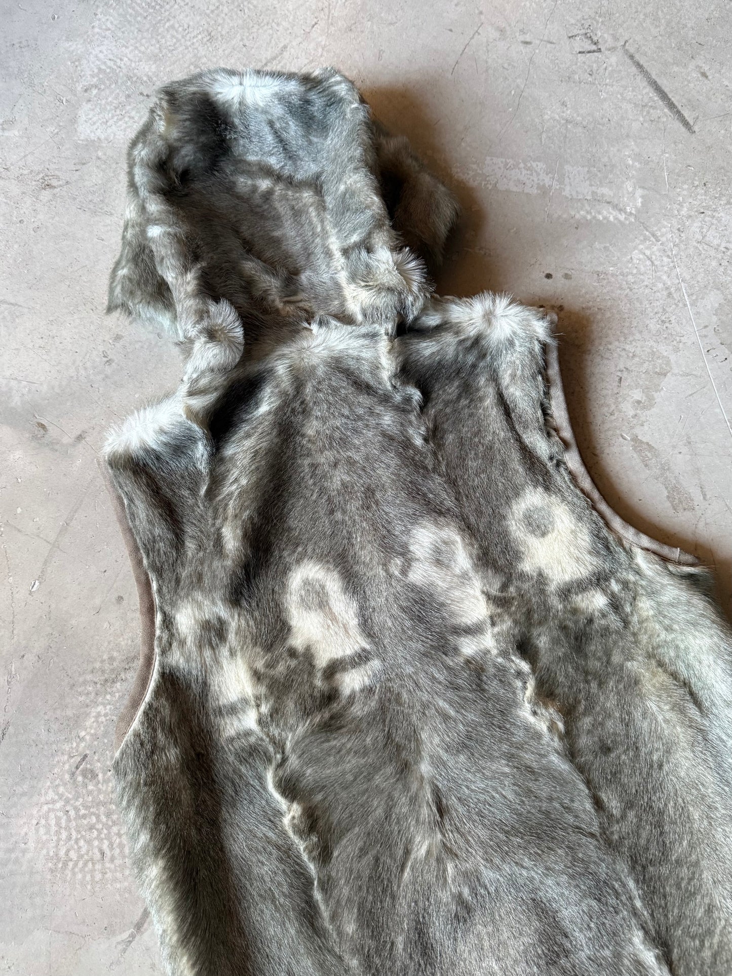 Prada Sport Knitted Fur Vest