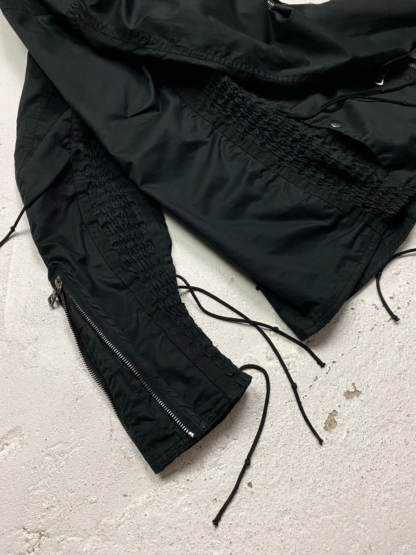 Prada Sport Concealed Lace-Up Jacket