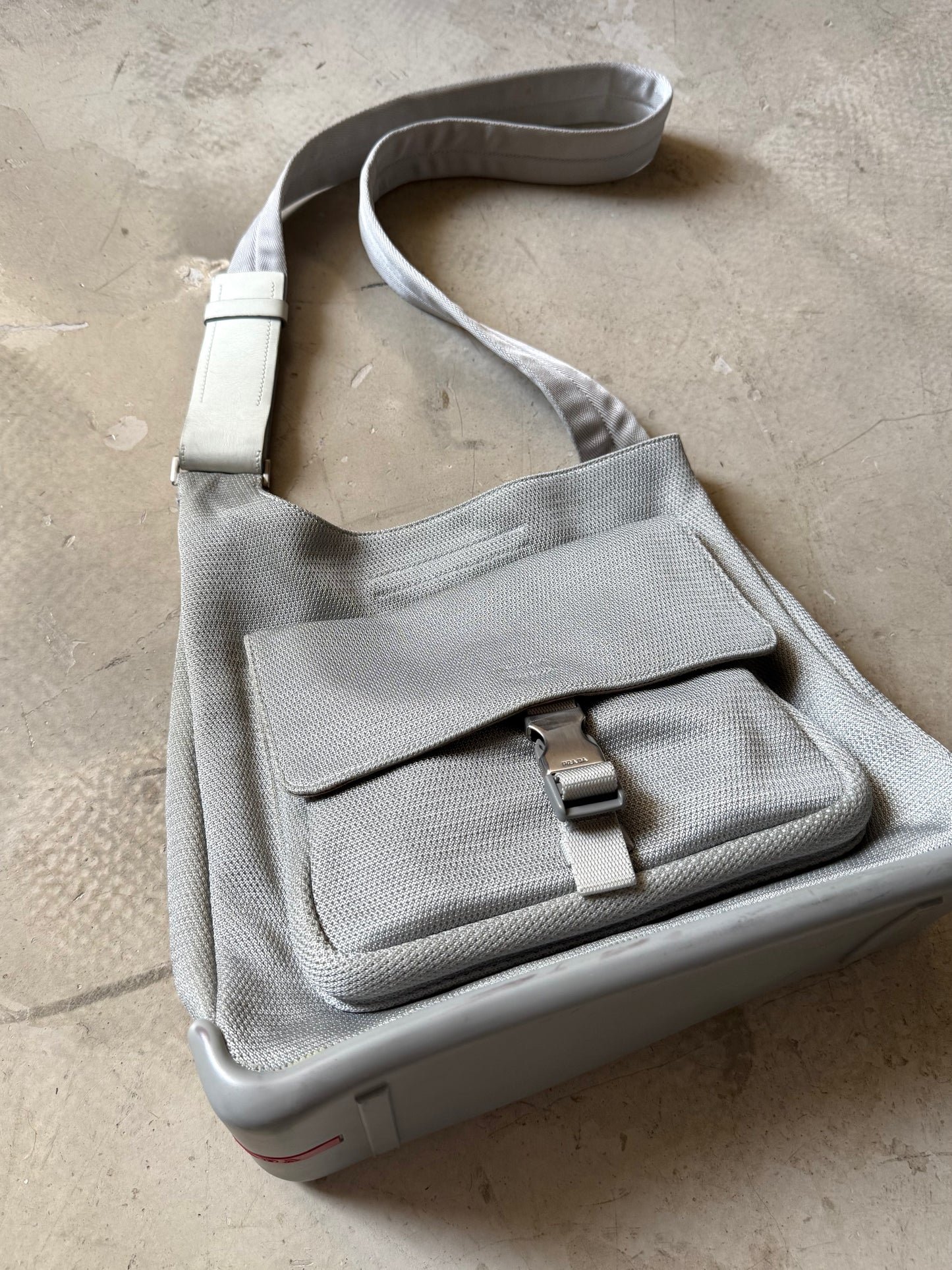 SS 00 Prada Sport Mesh Sidebag