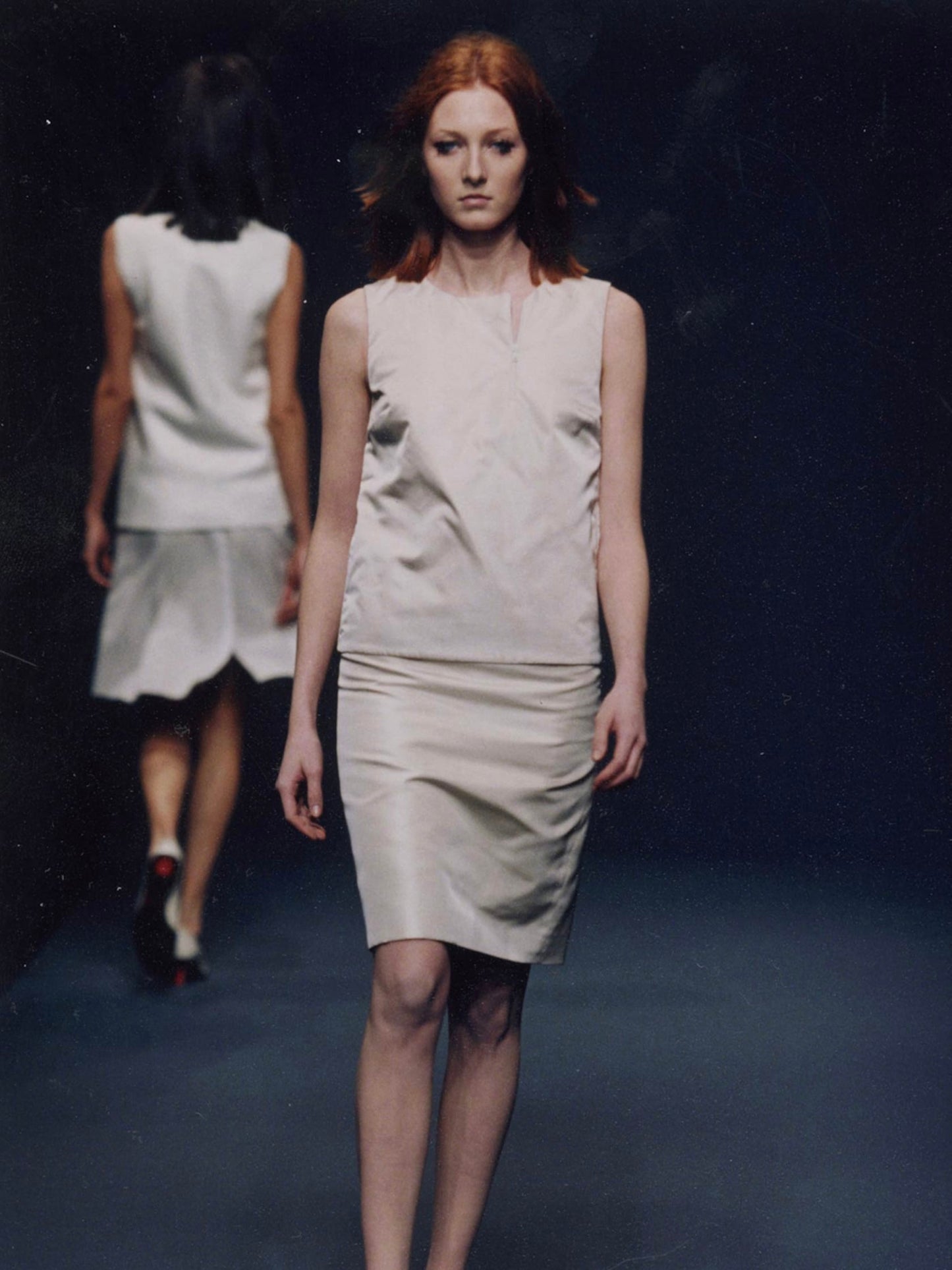 FW 98 Prada Padded Silk Vest