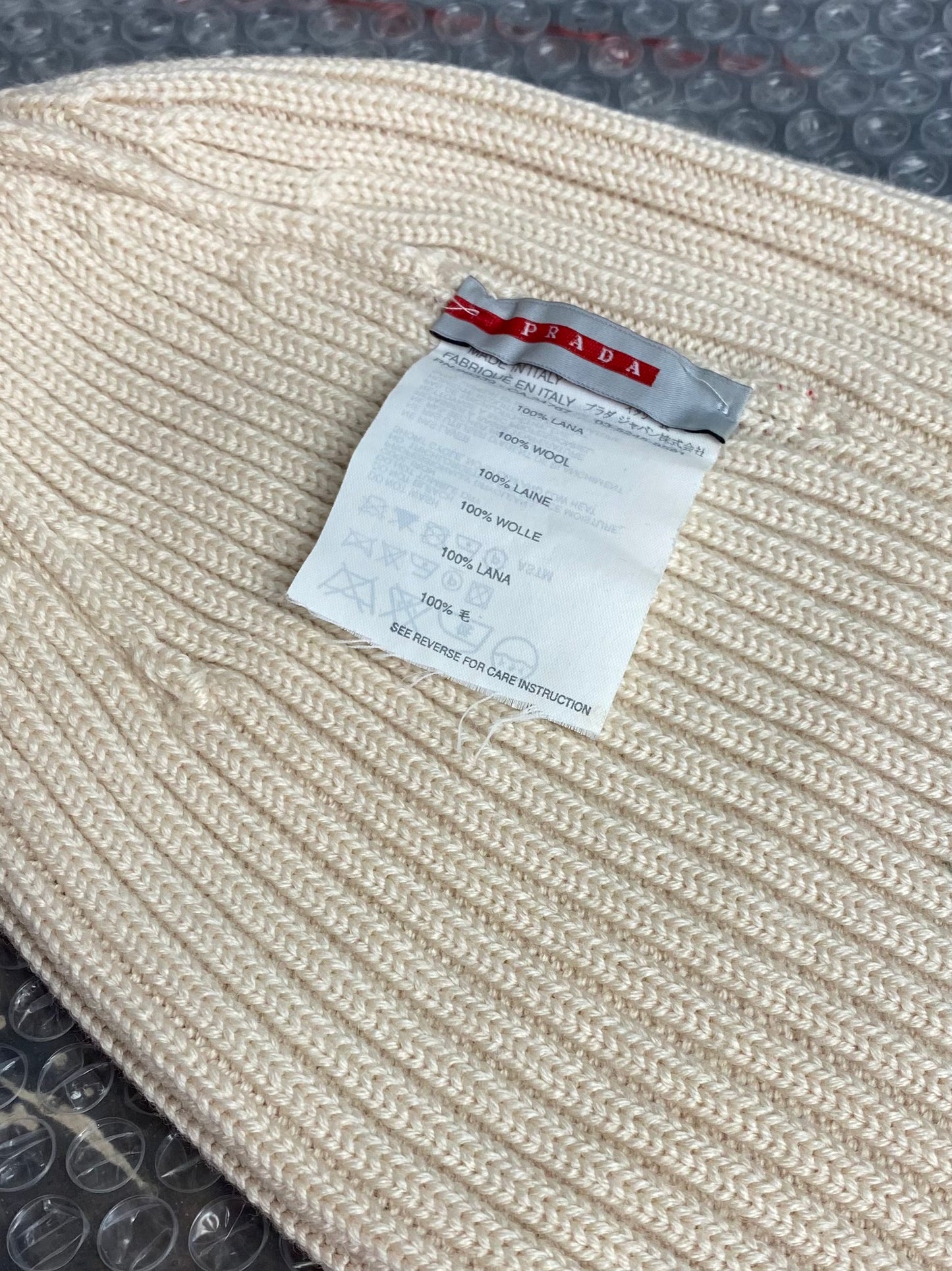 Prada Sport Wool Beanie