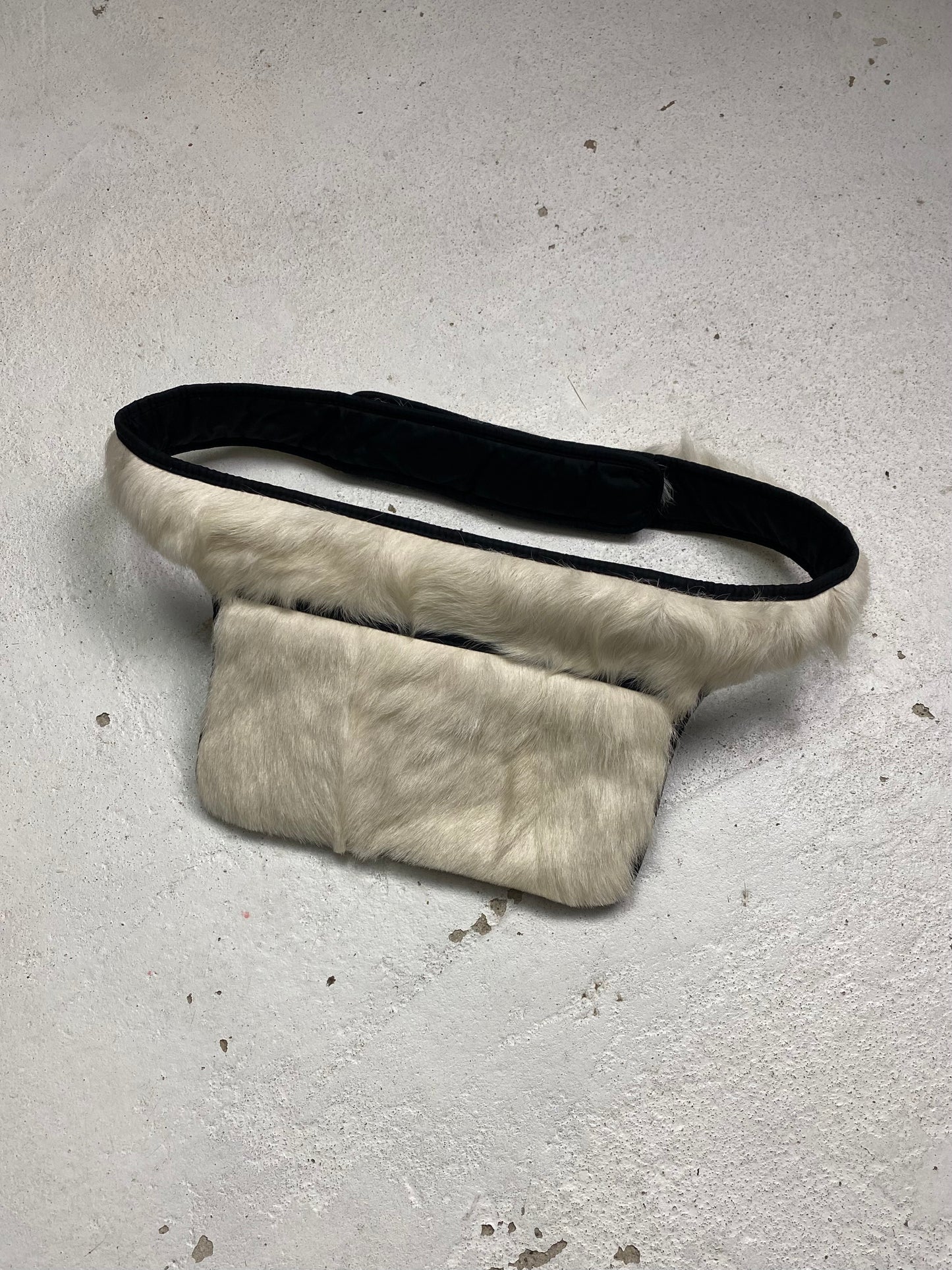 FW 99 Prada Sport Reversible Fur Waist Bag