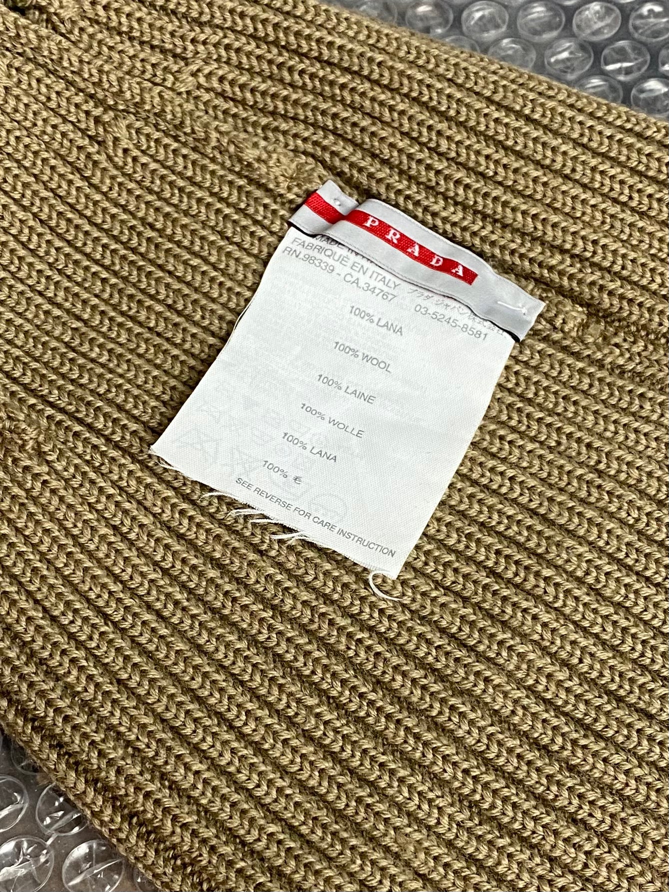 Prada Sport Wool Beanie