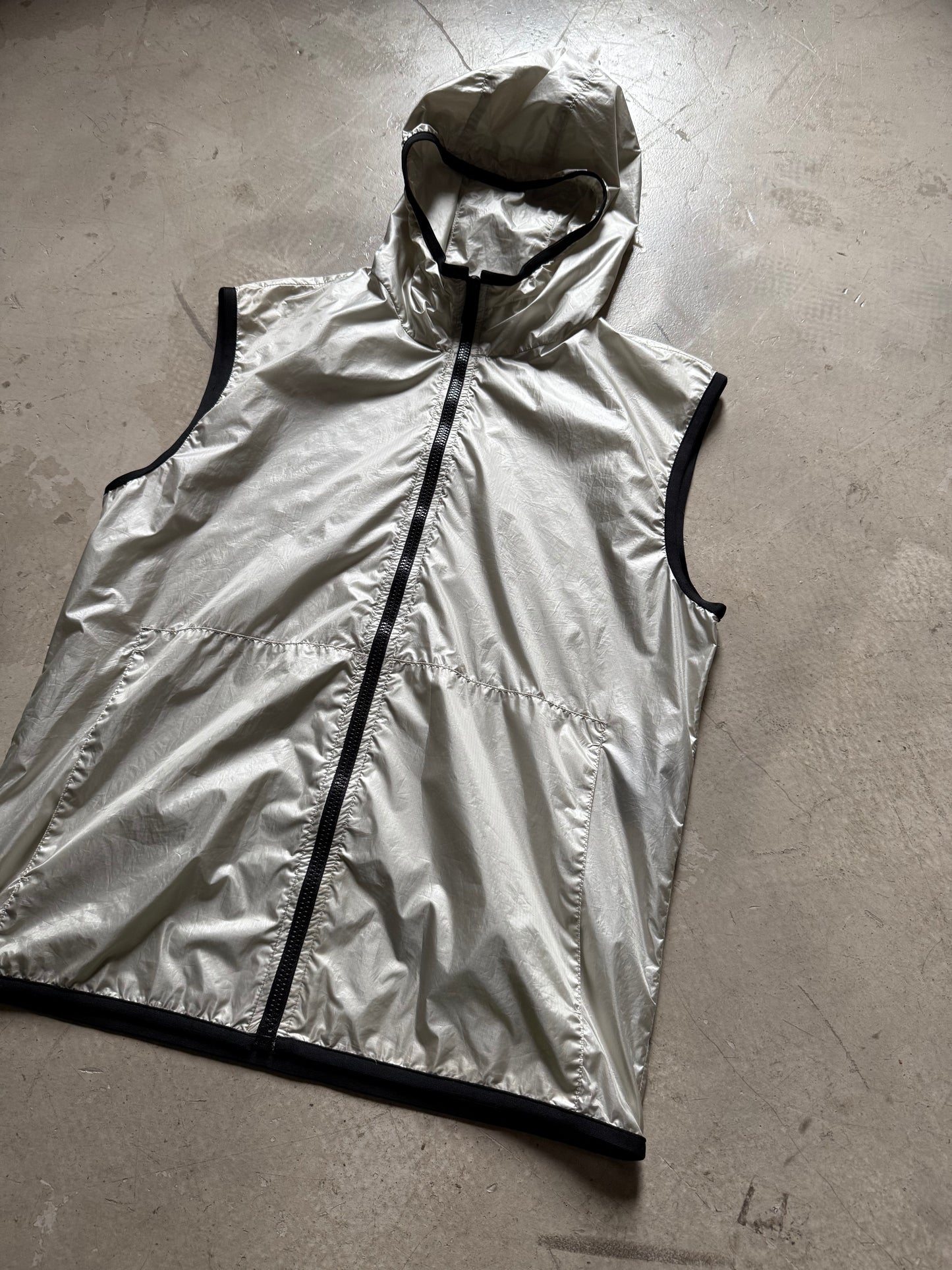 SS 17 Prada Transparent Hooded Vest