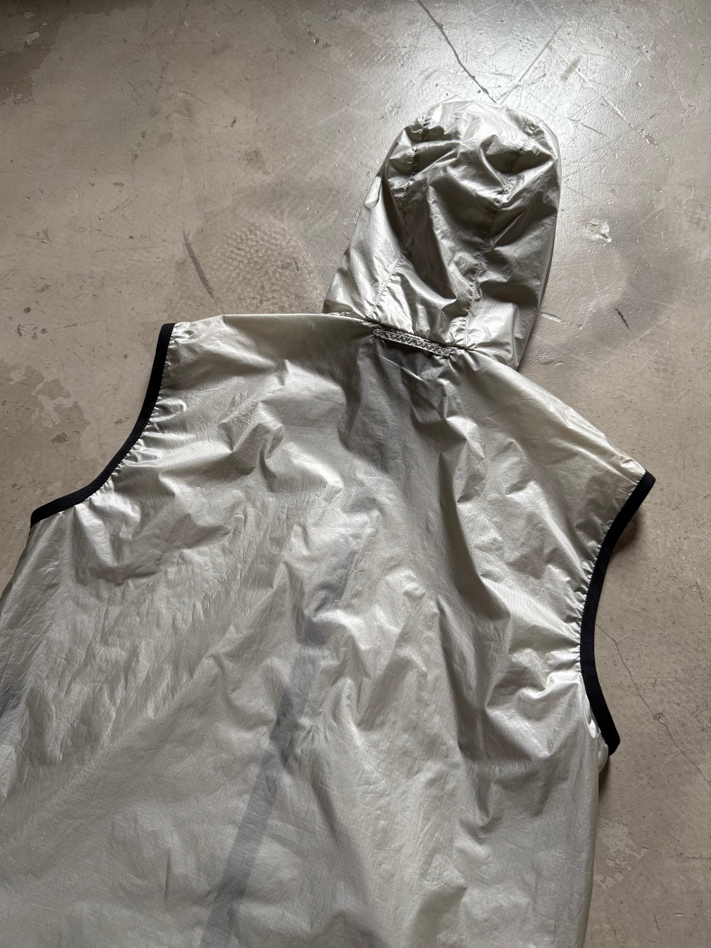 SS 17 Prada Transparent Hooded Vest