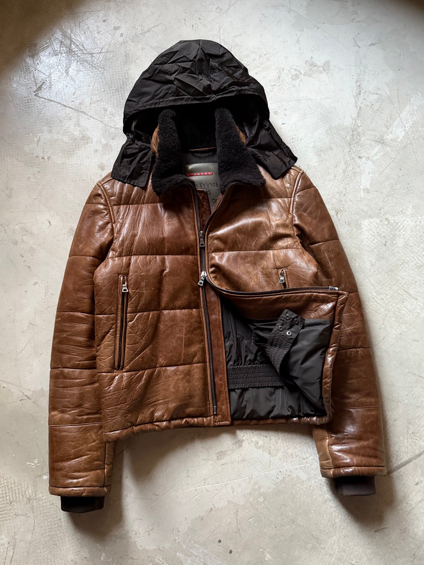 Prada Sport Leather Jacket