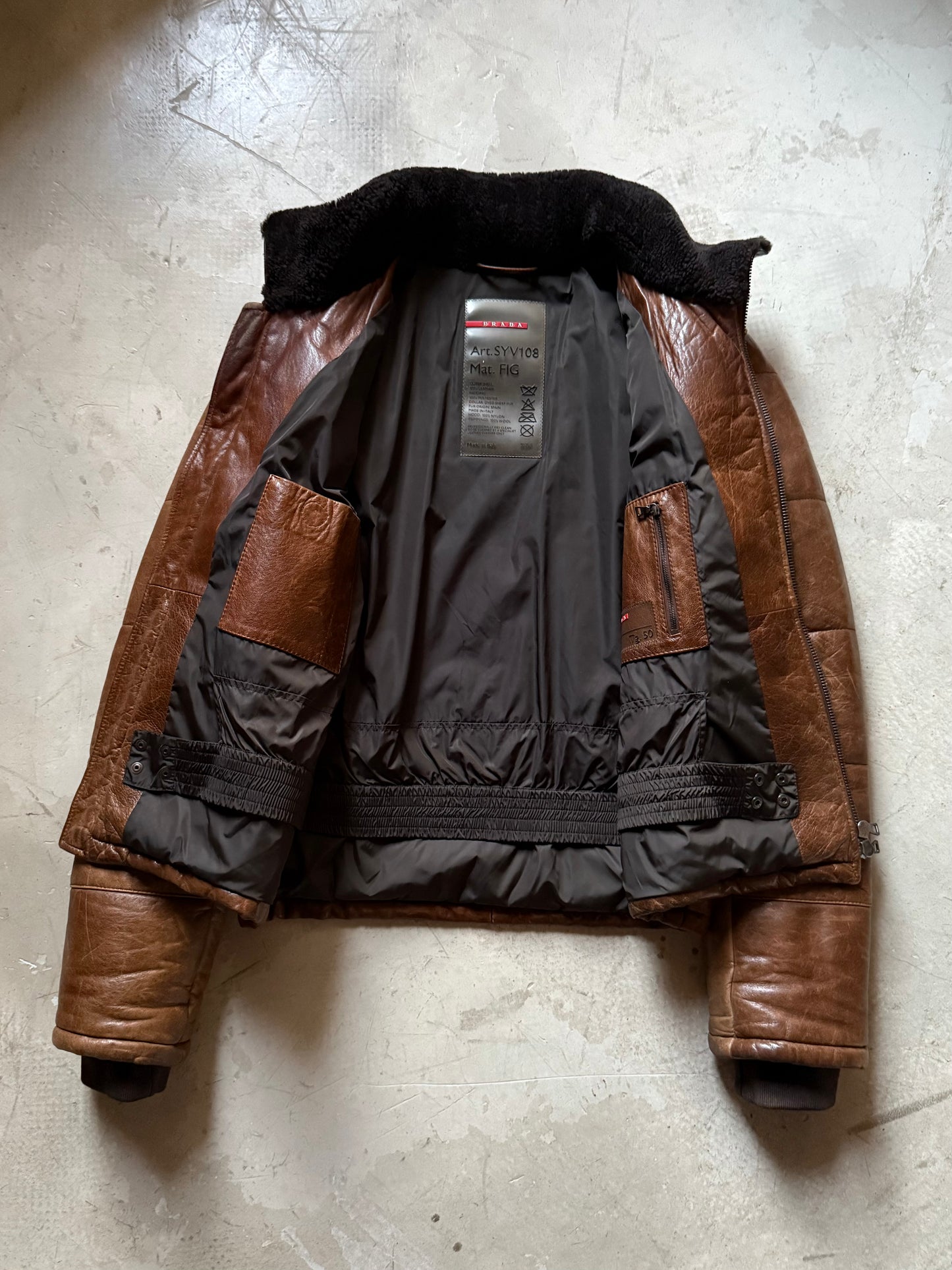Prada Sport Leather Jacket