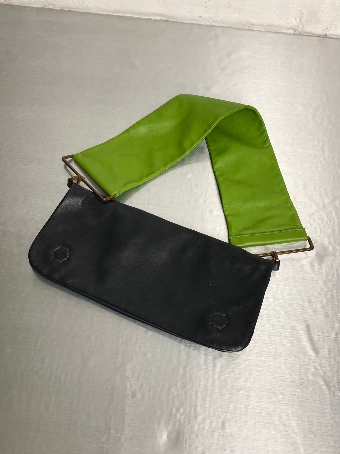 SS 01 Prada Leather Flap Bag