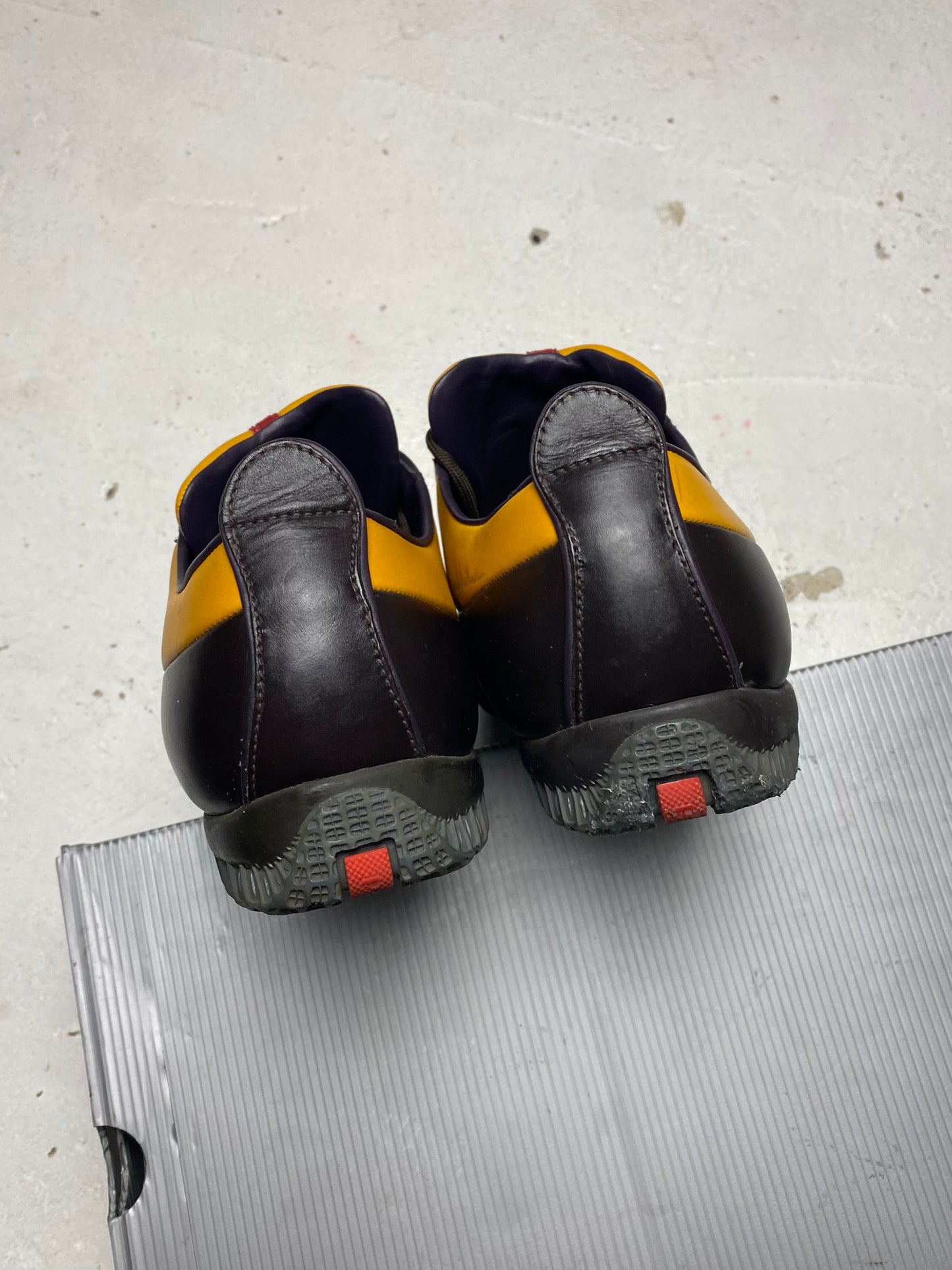 FW 00 Prada Sport Leather Trainers