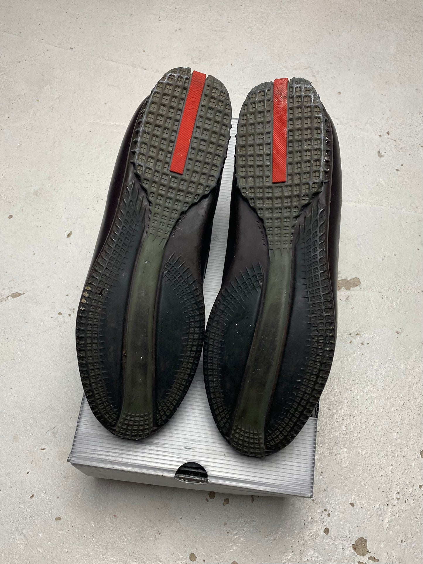 FW 00 Prada Sport Leather Trainers