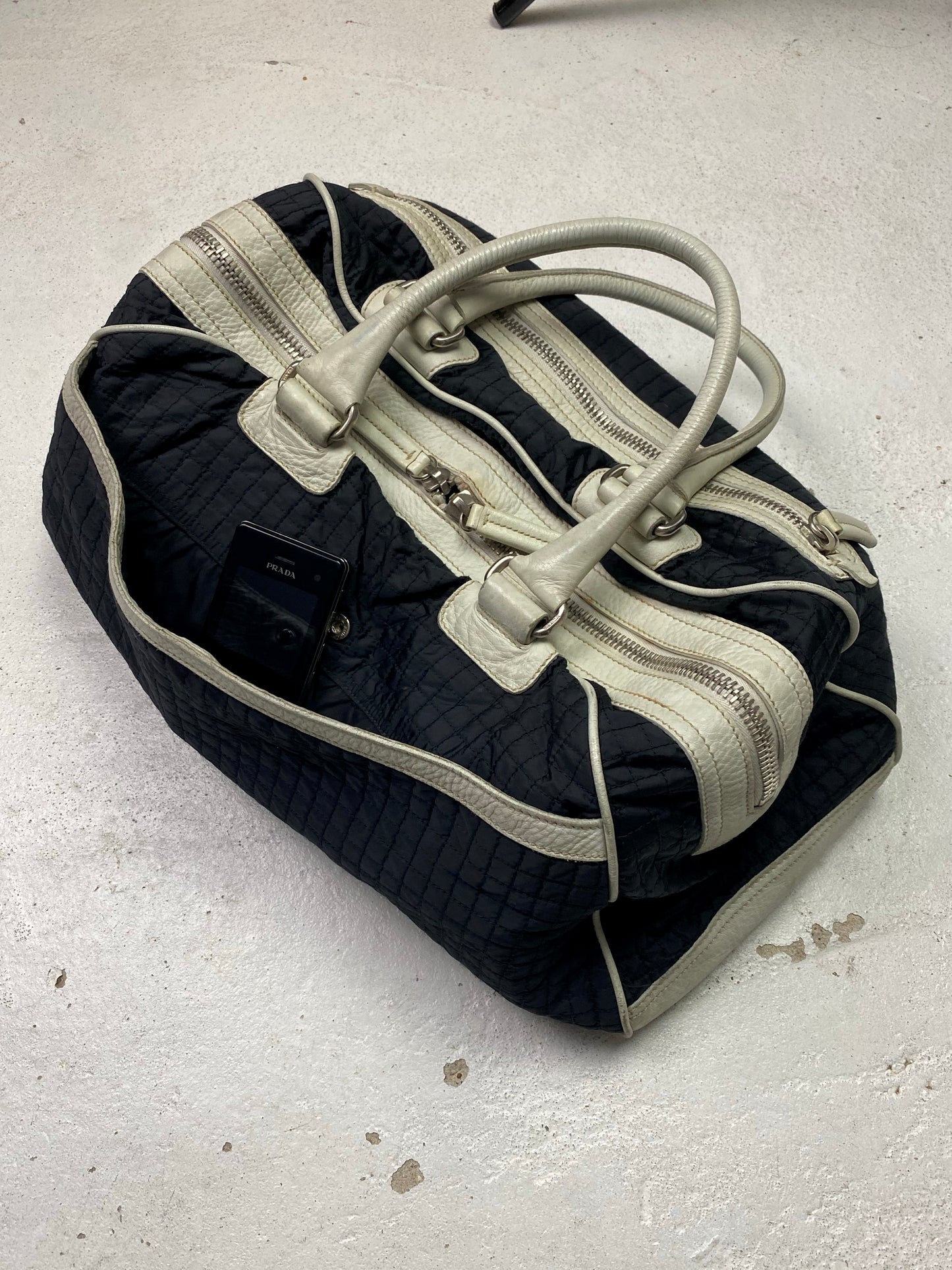 Prada Sport Quilted Mini Duffle