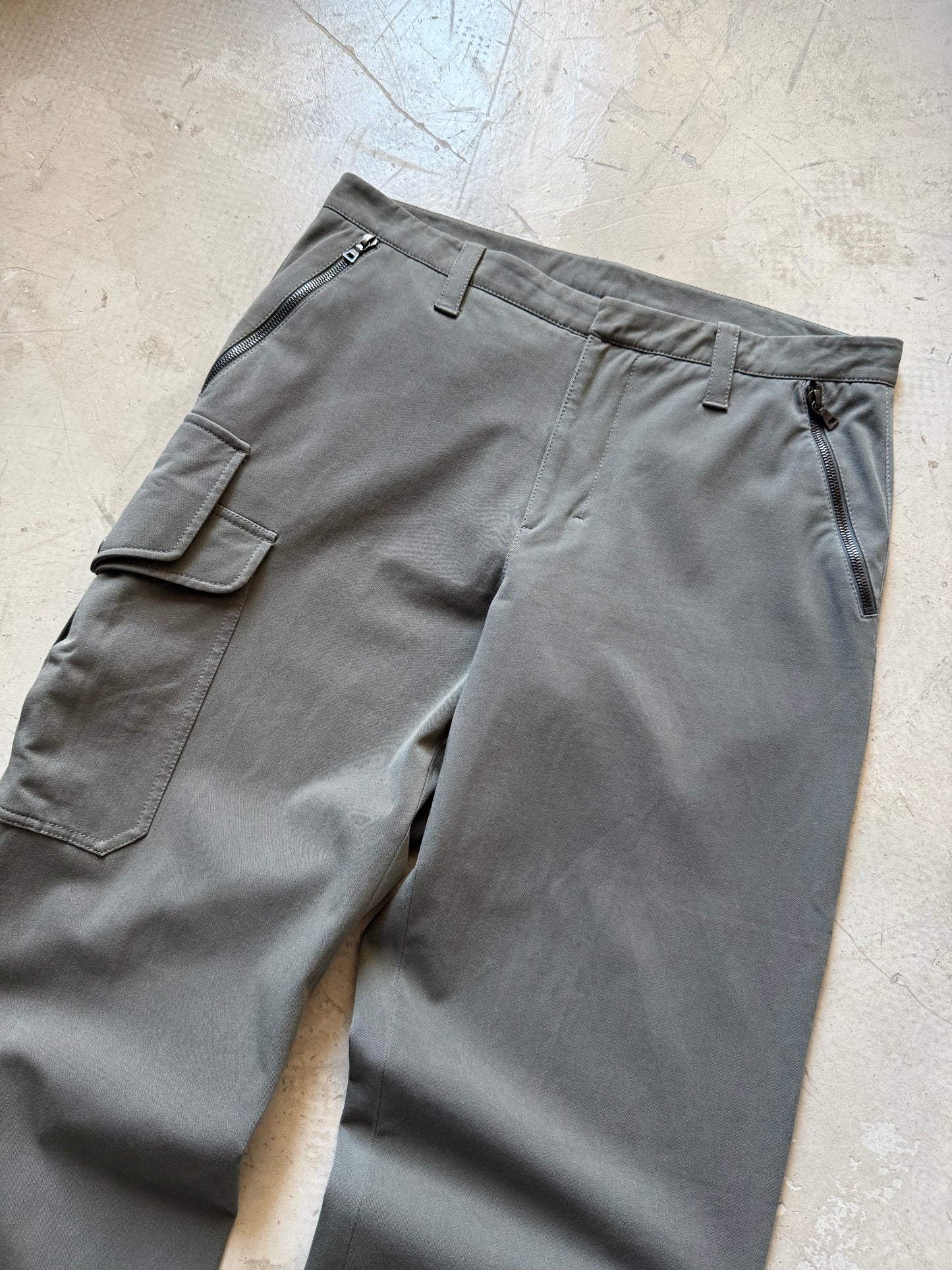 Prada Sport Asymmetrical Cargo Trousers