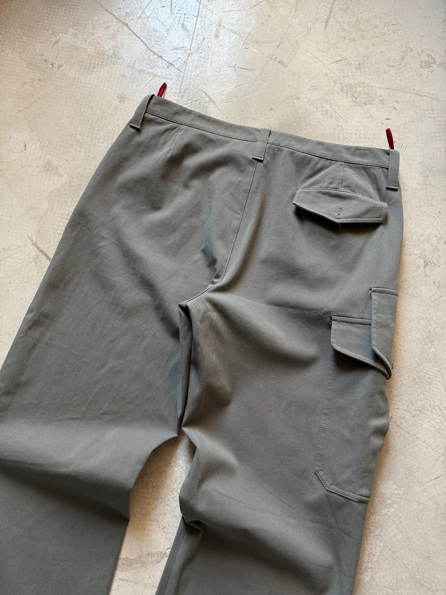 Prada Sport Asymmetrical Cargo Trousers