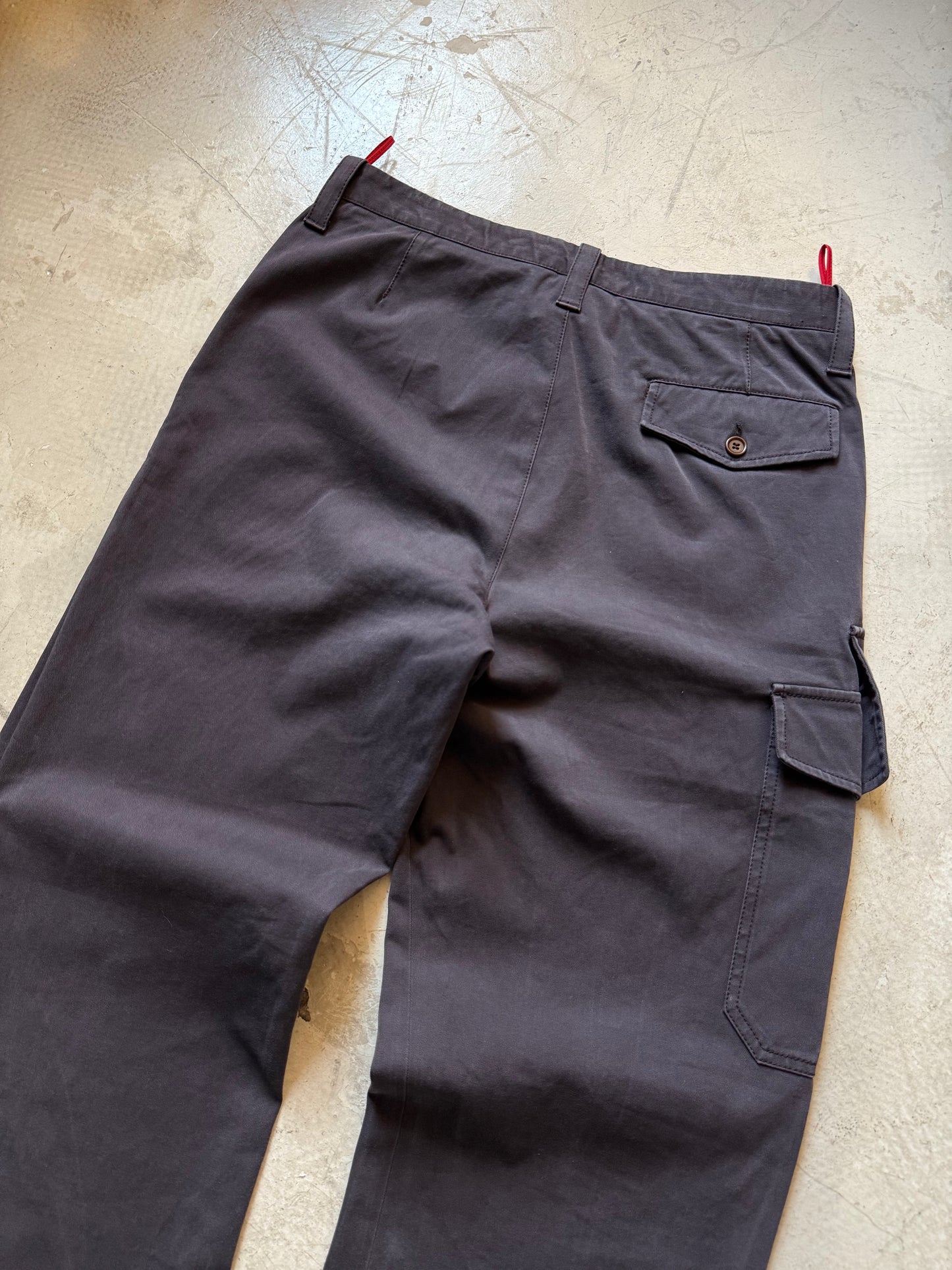 Prada Sport Asymmetrical Cargo Trousers