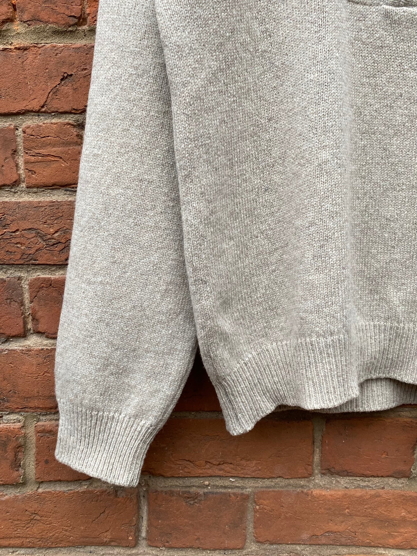 Prada Sport Shearling & Wool Quarterzip