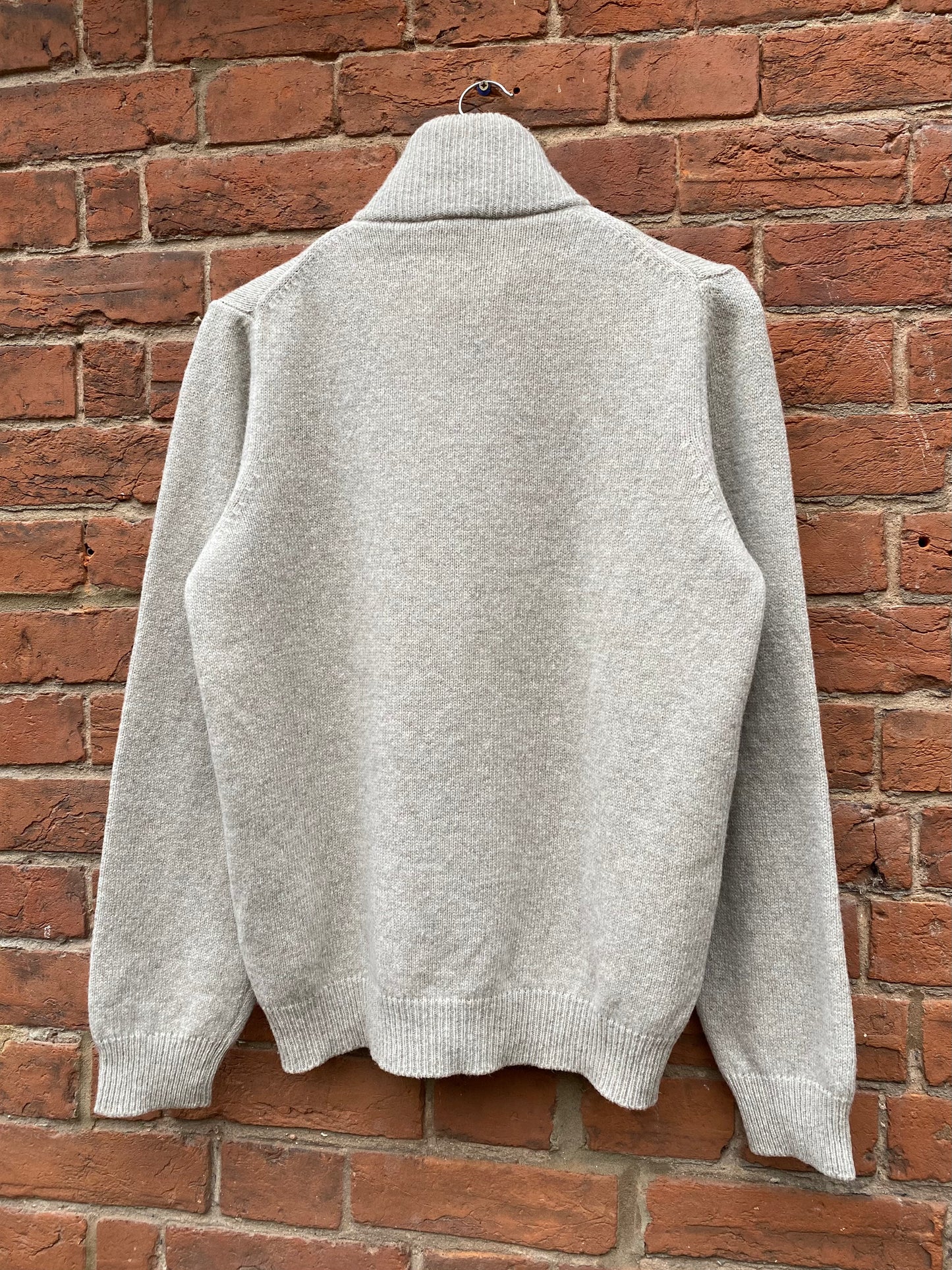 Prada Sport Shearling & Wool Quarterzip