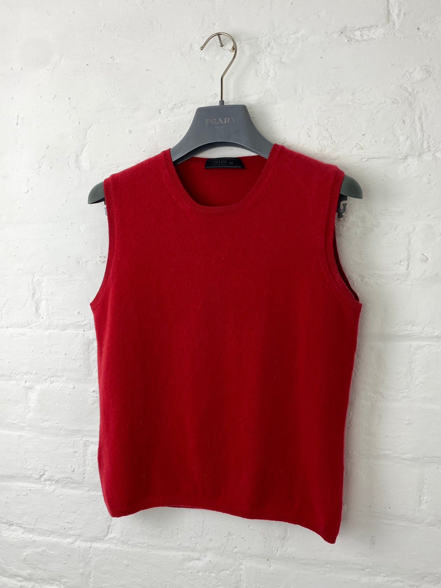 FW 00 Prada Cashmere Vest & Cardigan Set