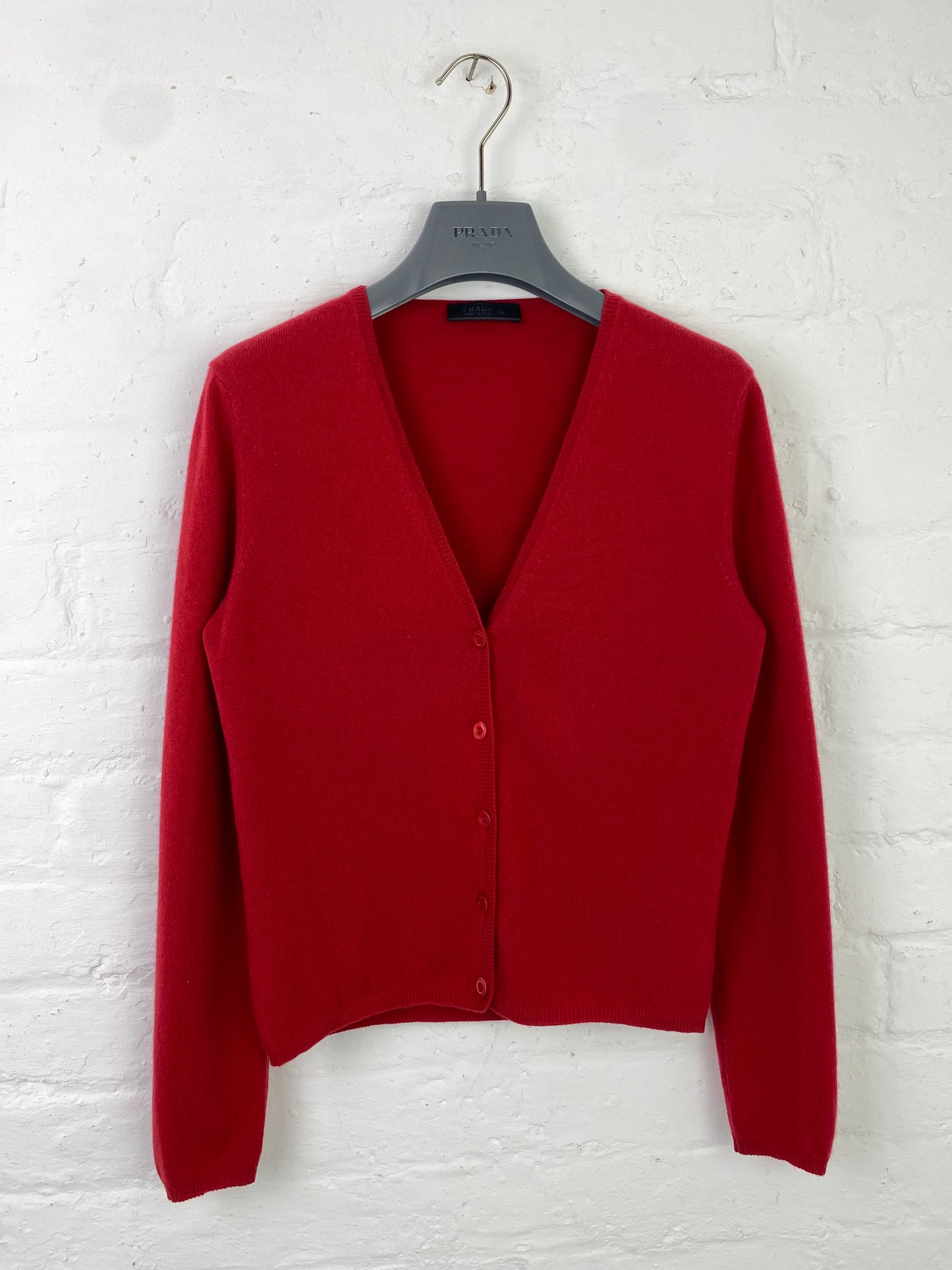 FW 00 Prada Cashmere Vest & Cardigan Set