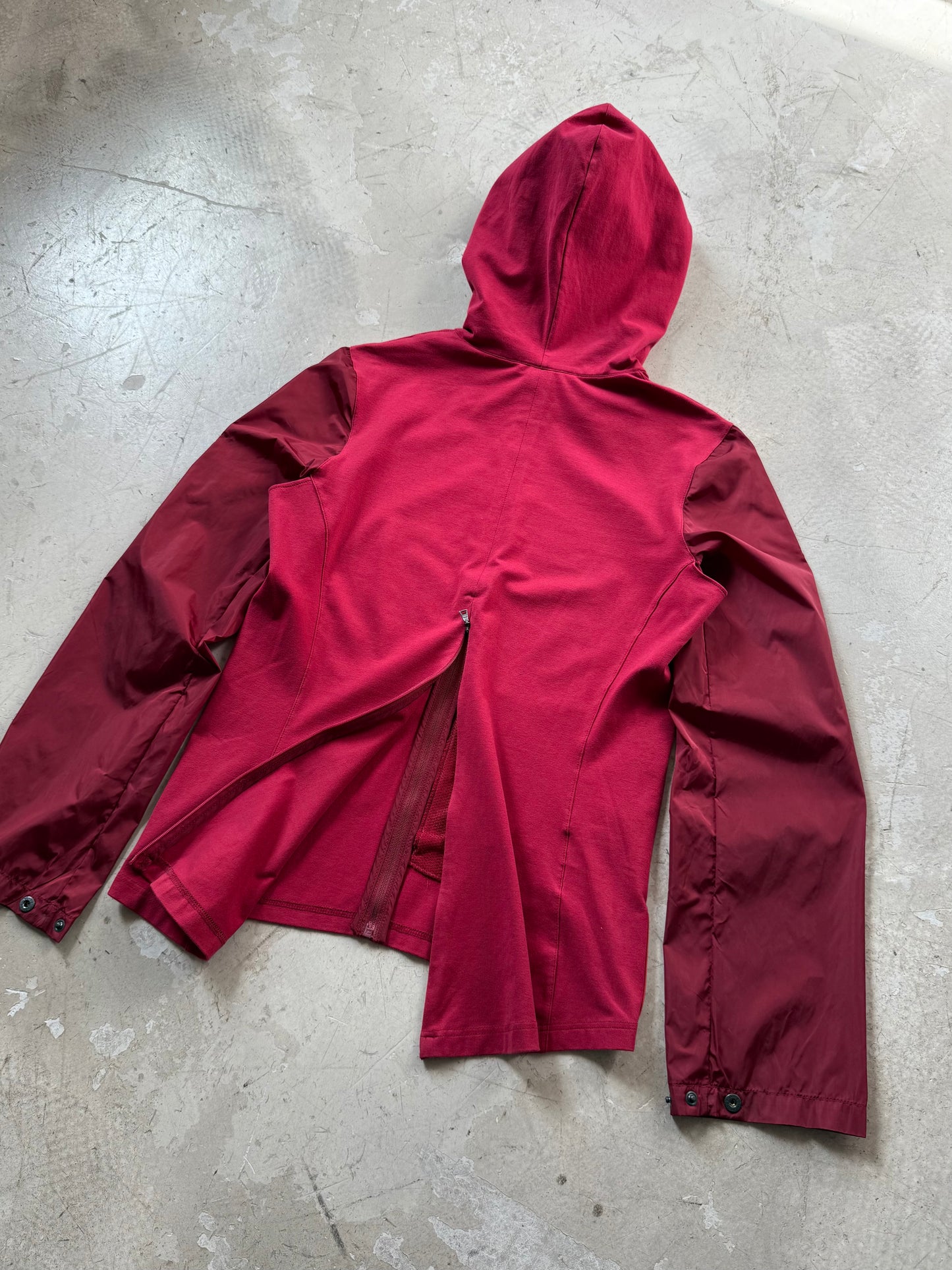 Prada Sport Nylon & Jersey Hoodie