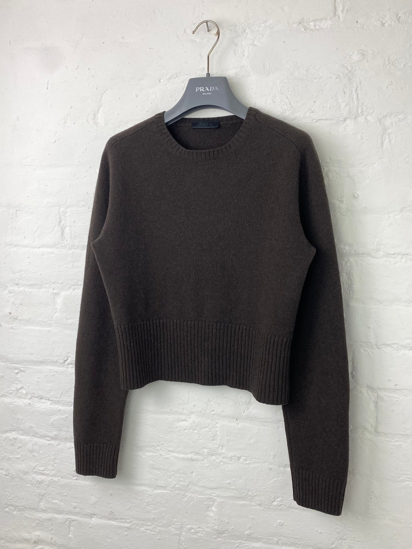 FW 99 Prada Camel Wool Knit
