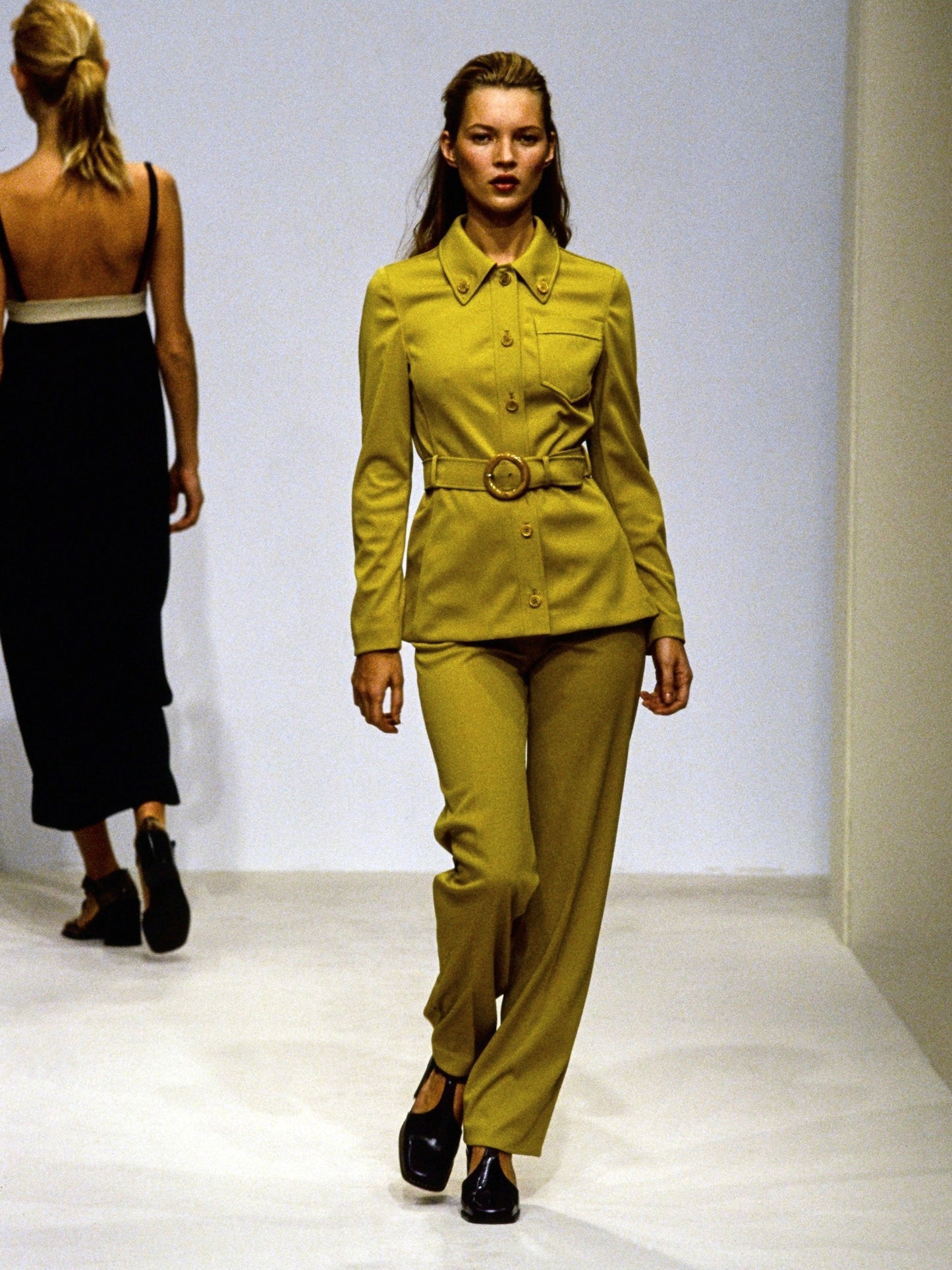 SS 96 Prada Linen Miniskirt