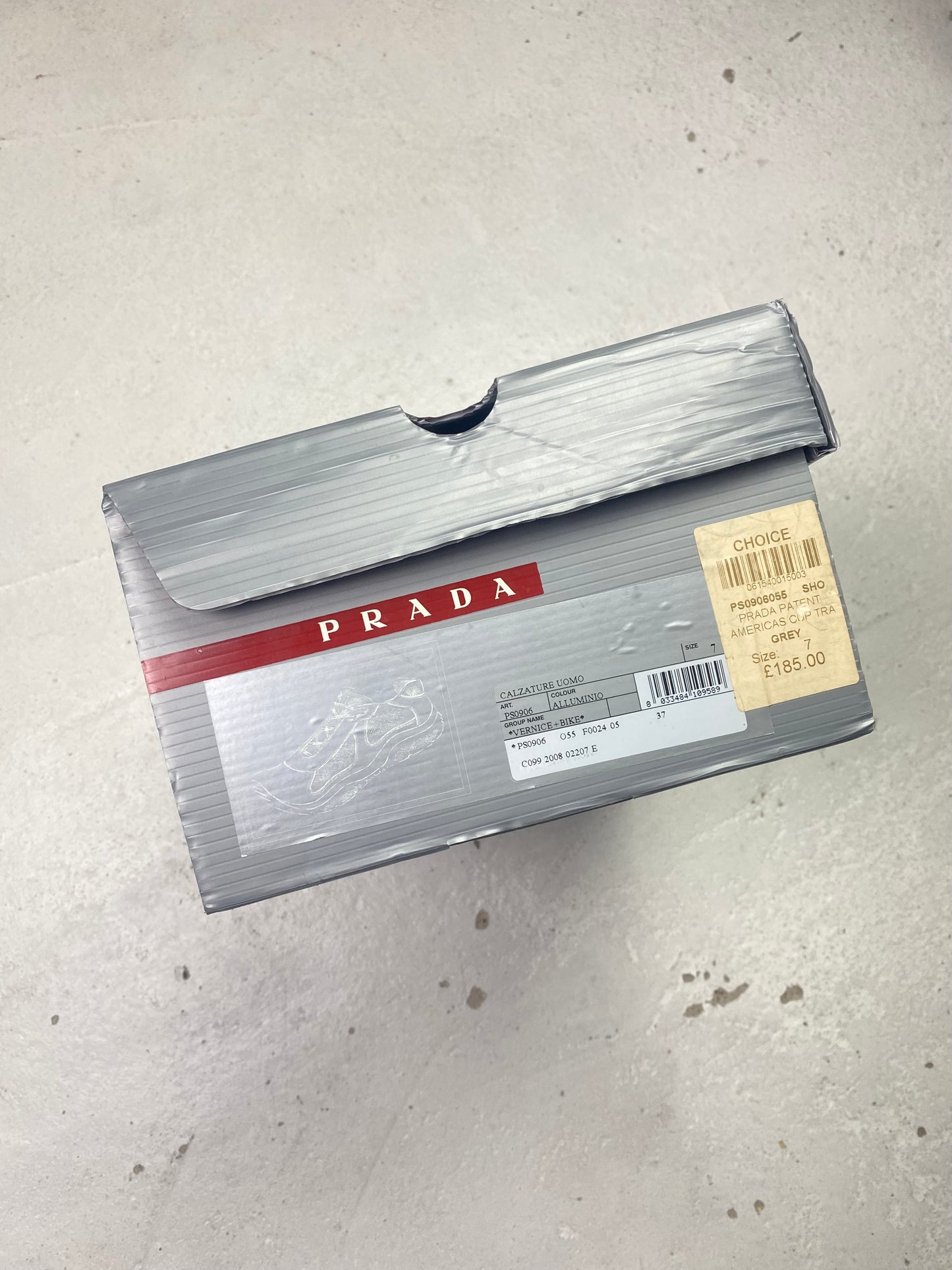 2008 Prada Americas Cup Patent Trainers