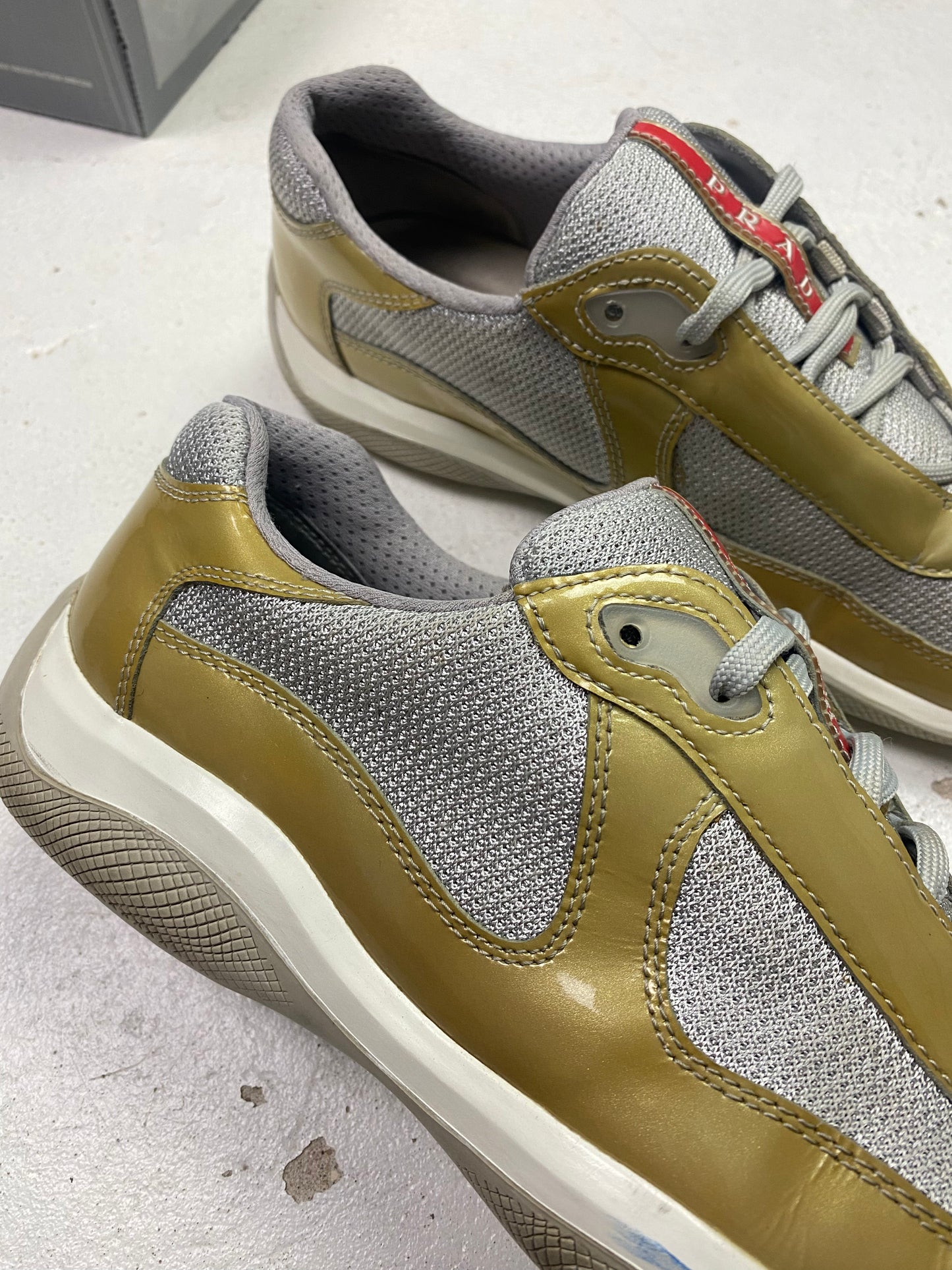 2008 Prada Americas Cup Patent Trainers