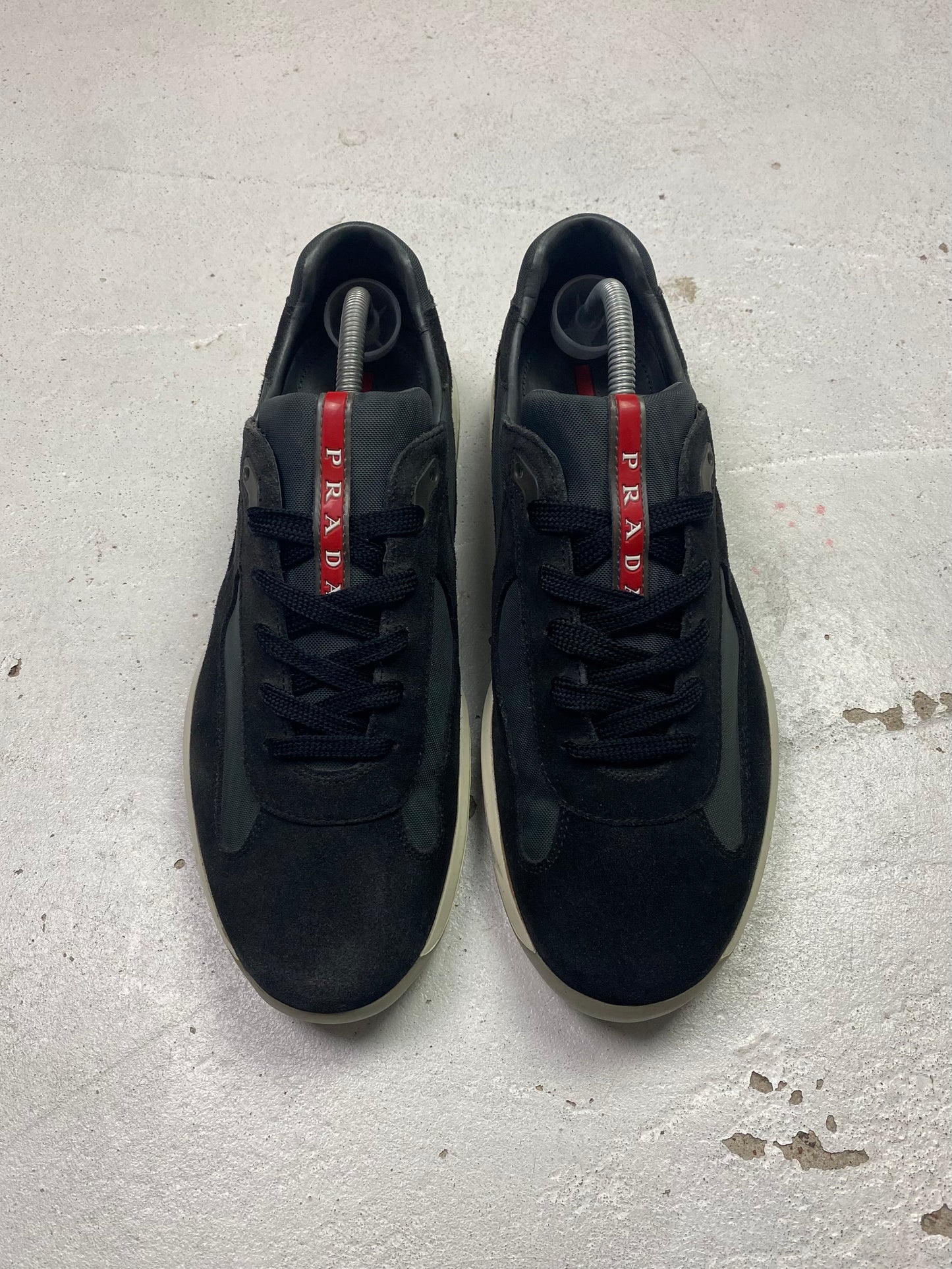 Prada Americas Cup Suede Trainers