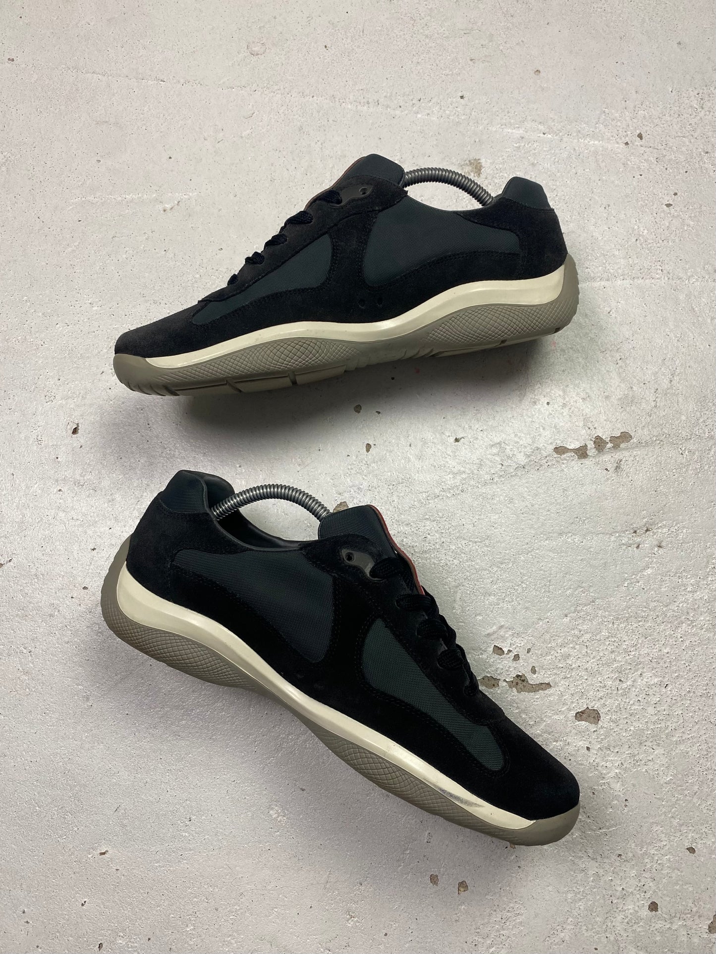 Prada Americas Cup Suede Trainers
