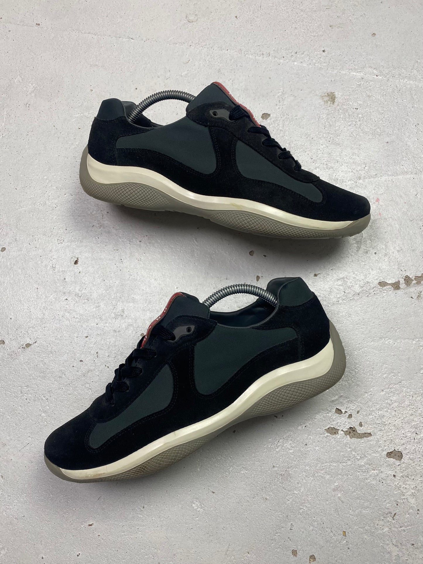 Prada Americas Cup Suede Trainers