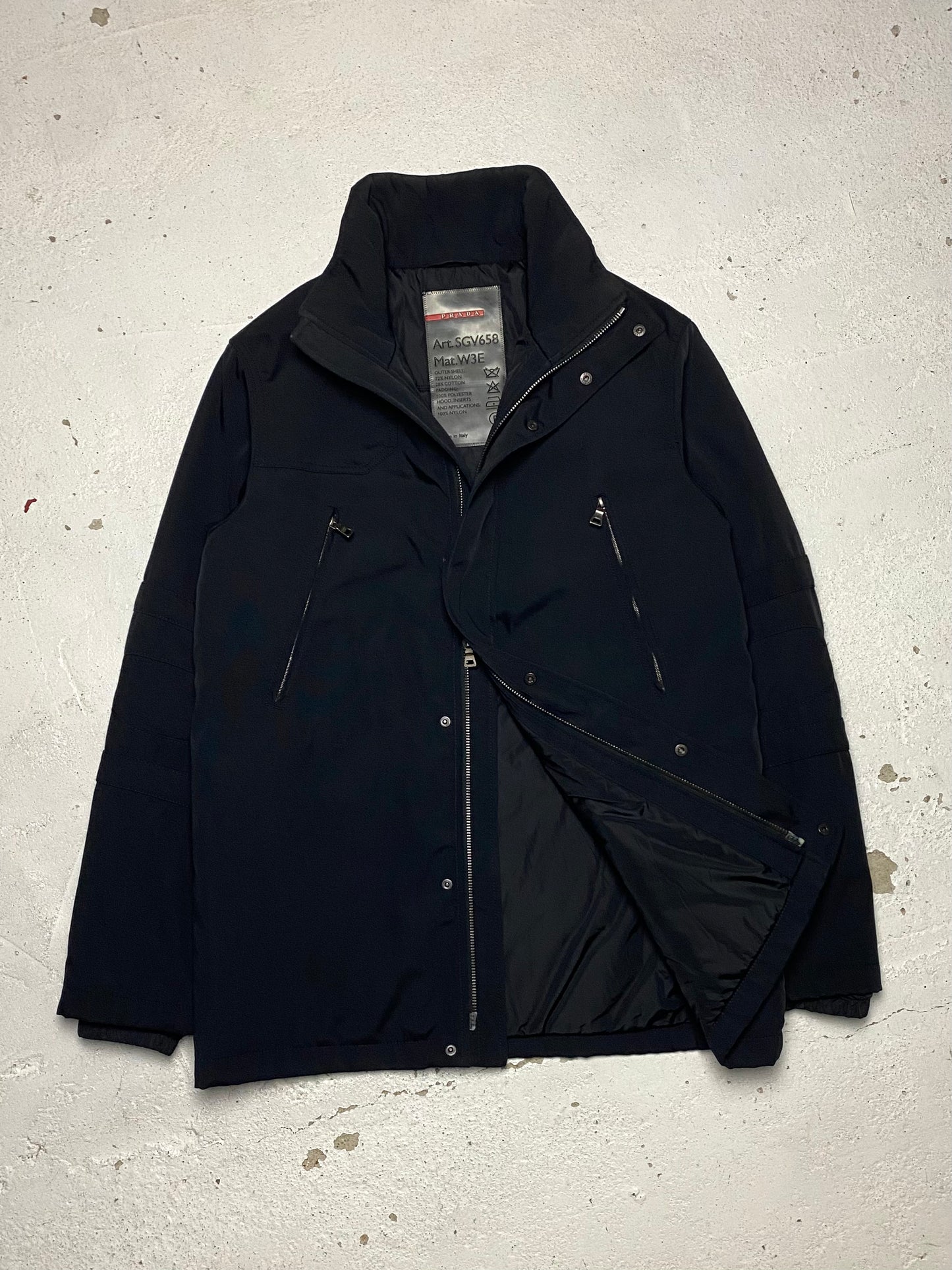 FW 04 Prada Ballistic Nylon Jacket