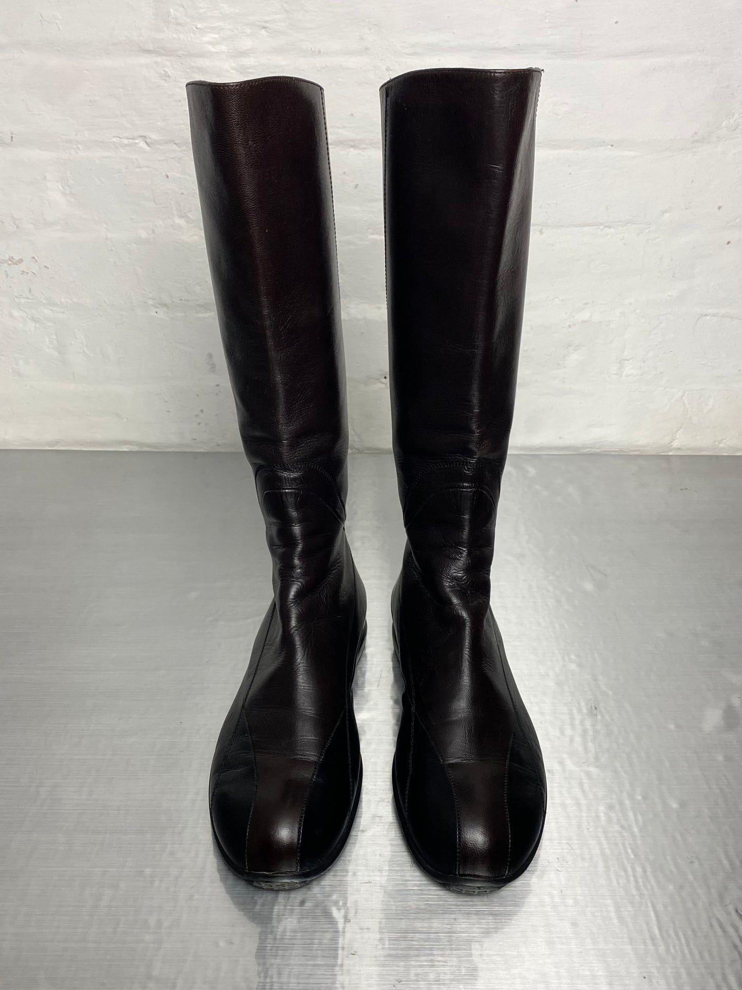 FW 00 Prada Sport Leather Boots