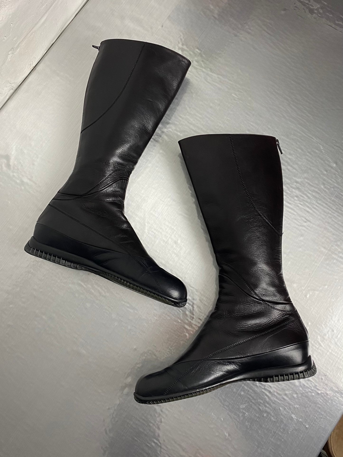 FW 00 Prada Sport Leather Boots