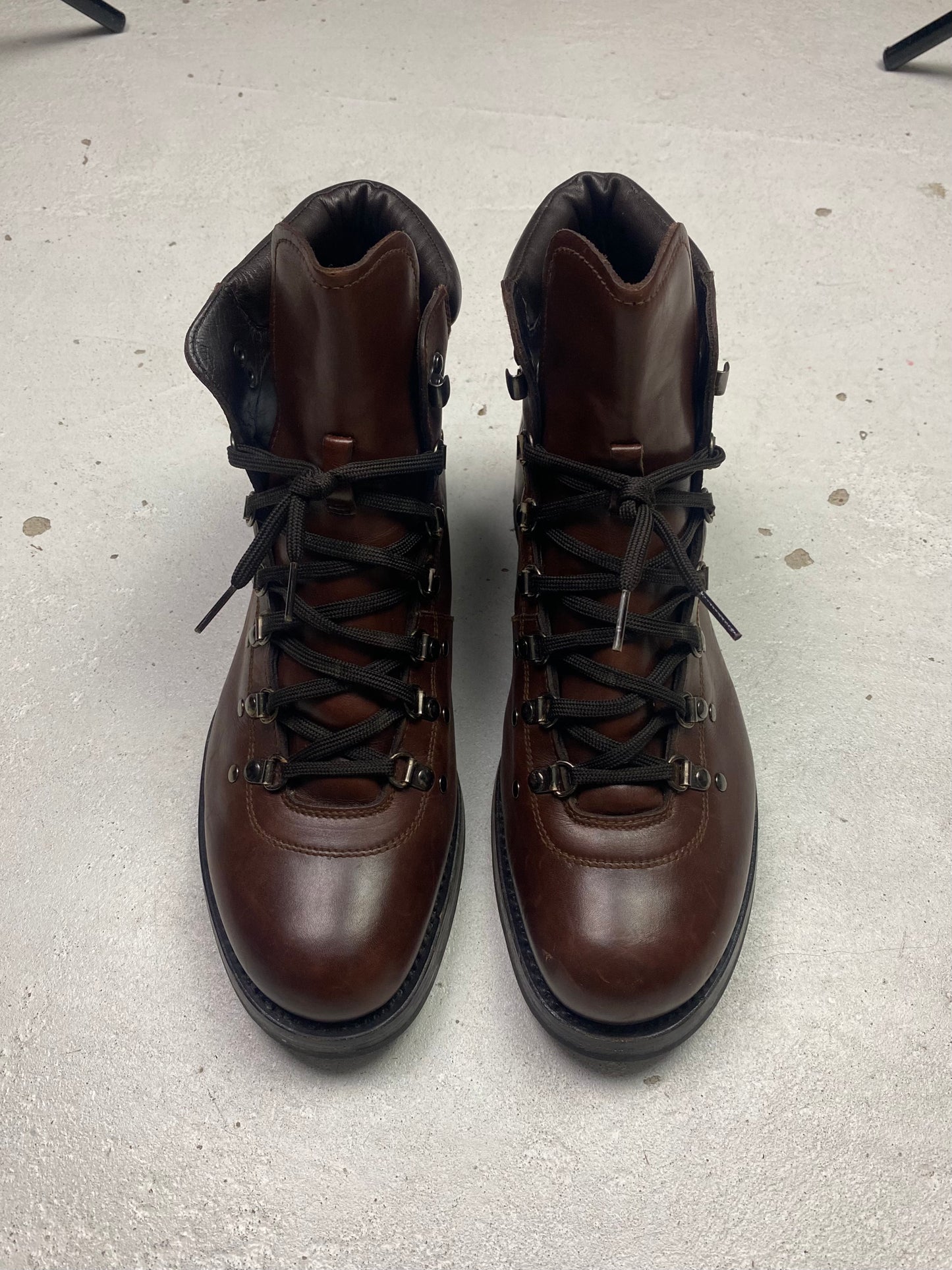 Prada Leather Hiking Boots