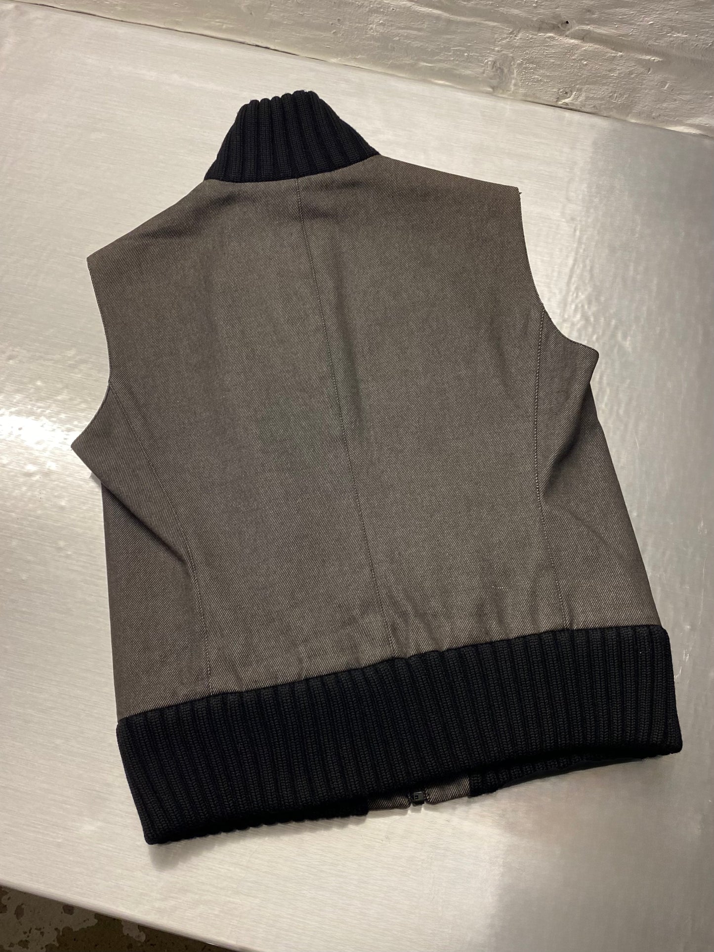 FW 99 Miu Miu Wool Ribbed Gilet