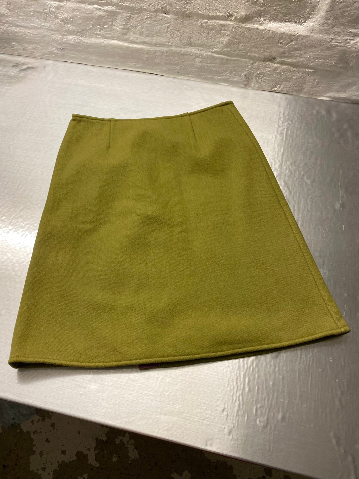 FW 99 Miu Miu Wool Loop Skirt