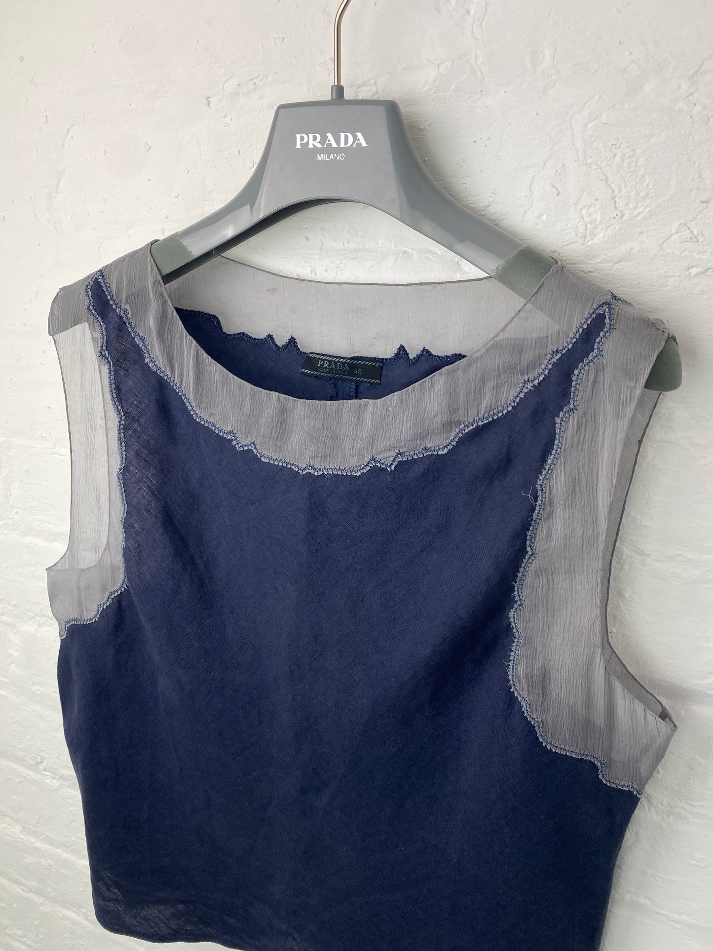 SS 98 Prada Linen Vest