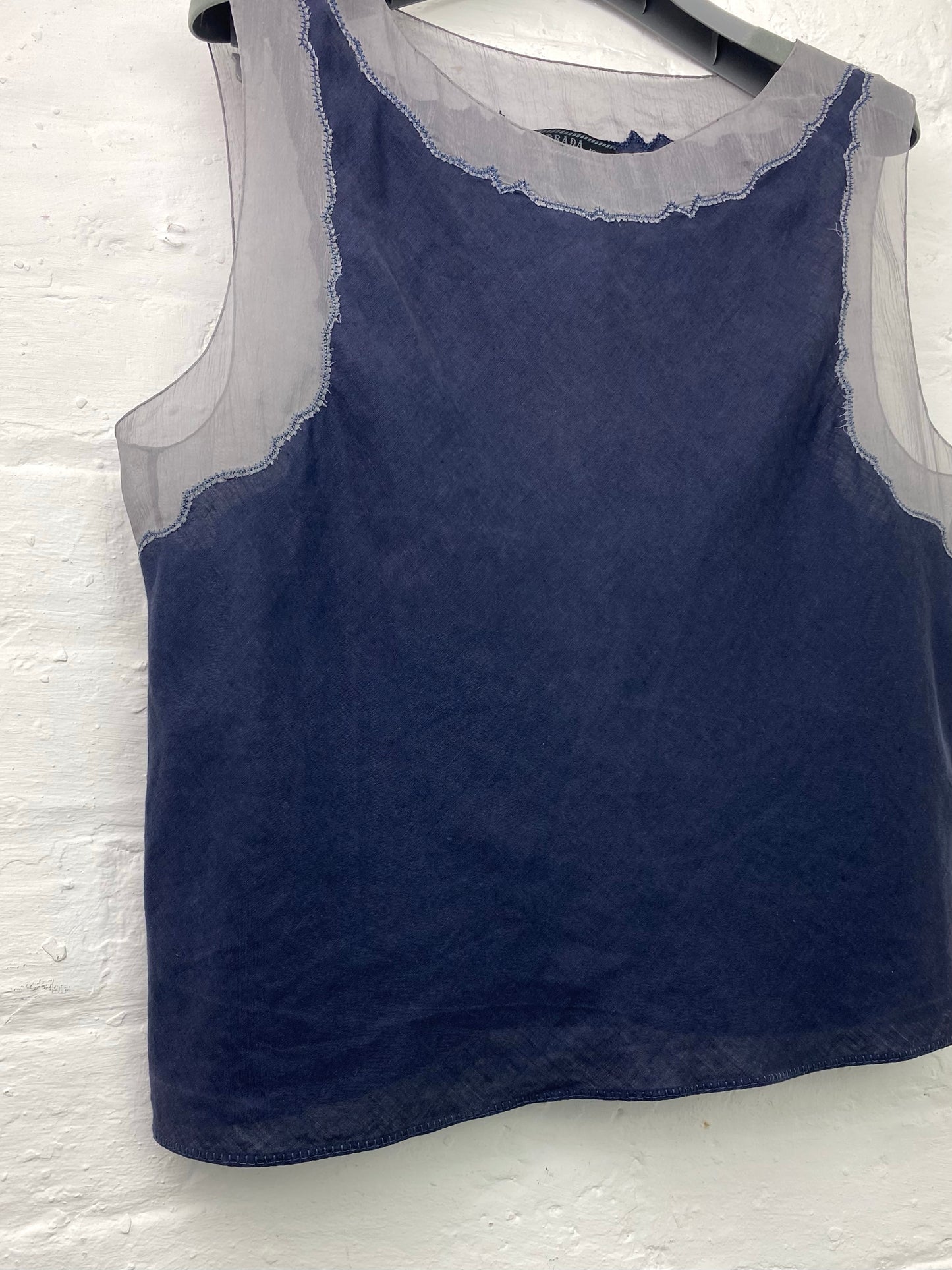 SS 98 Prada Linen Vest