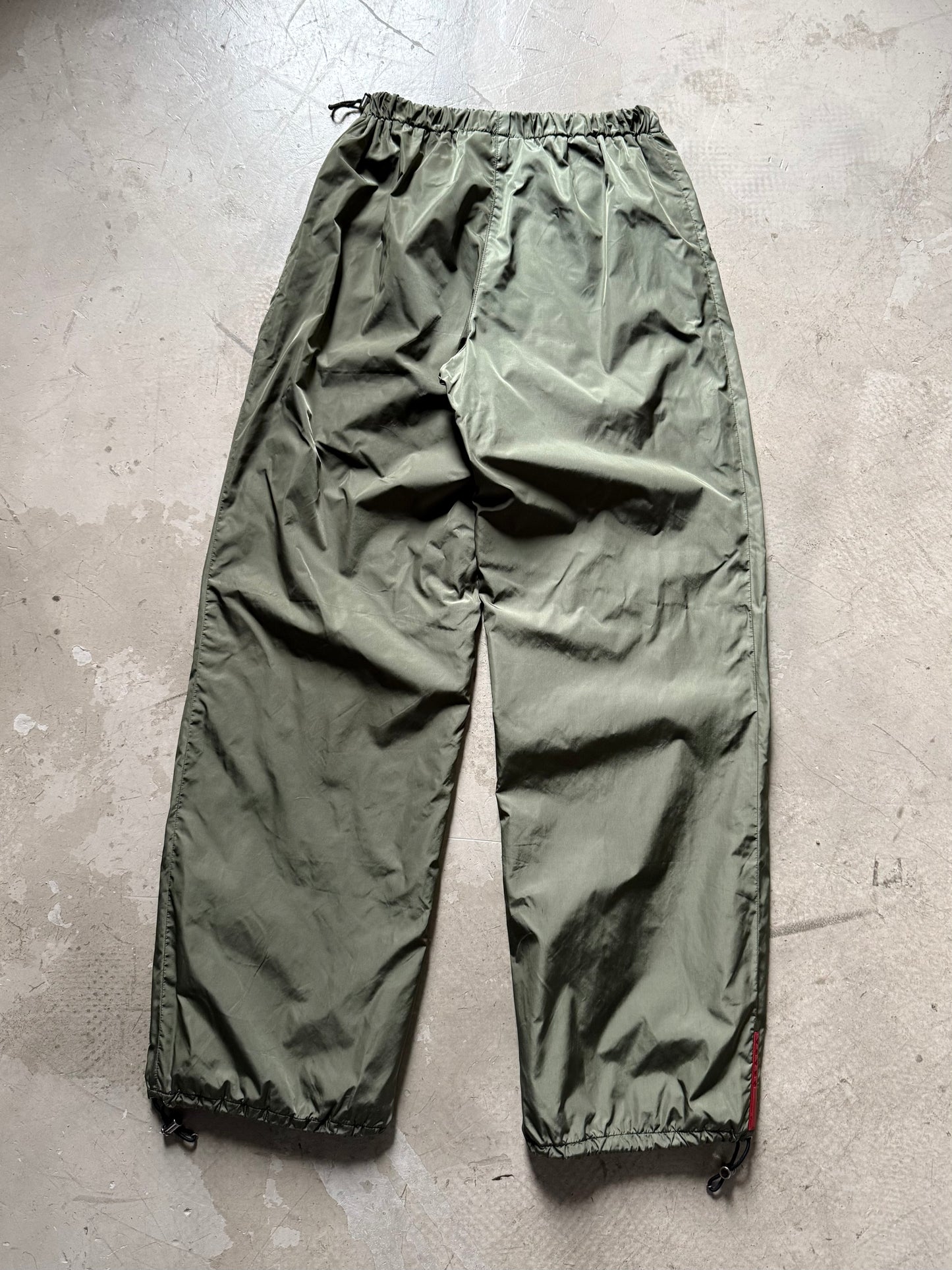 FW 99 Prada Sport Mesh Lined Parachute Pants