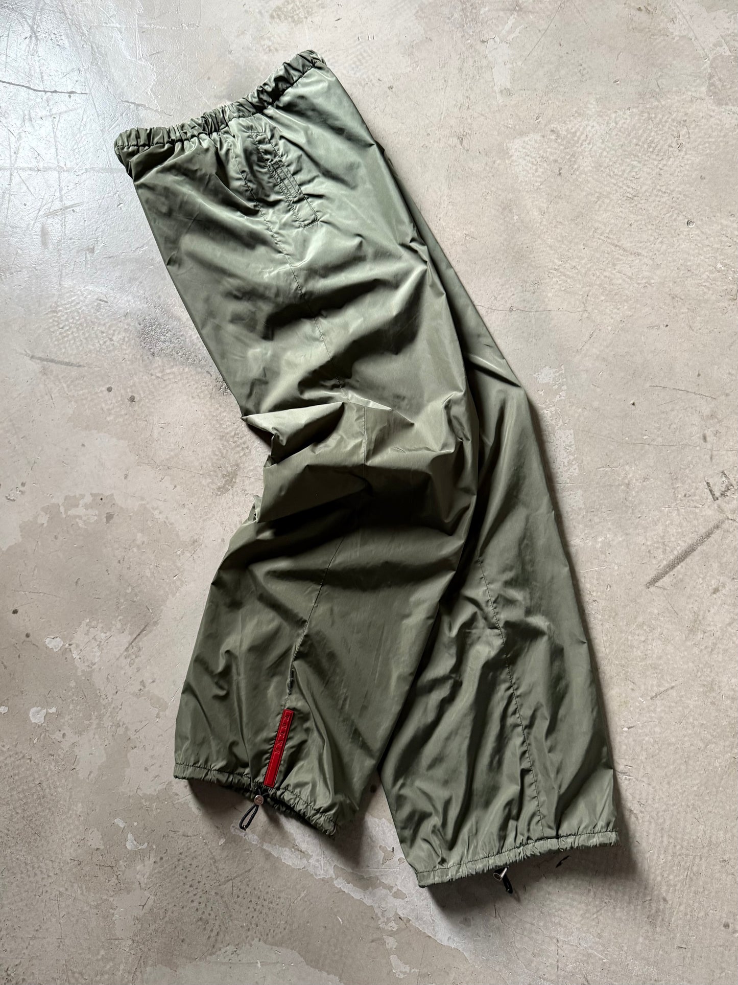 FW 99 Prada Sport Mesh Lined Parachute Pants