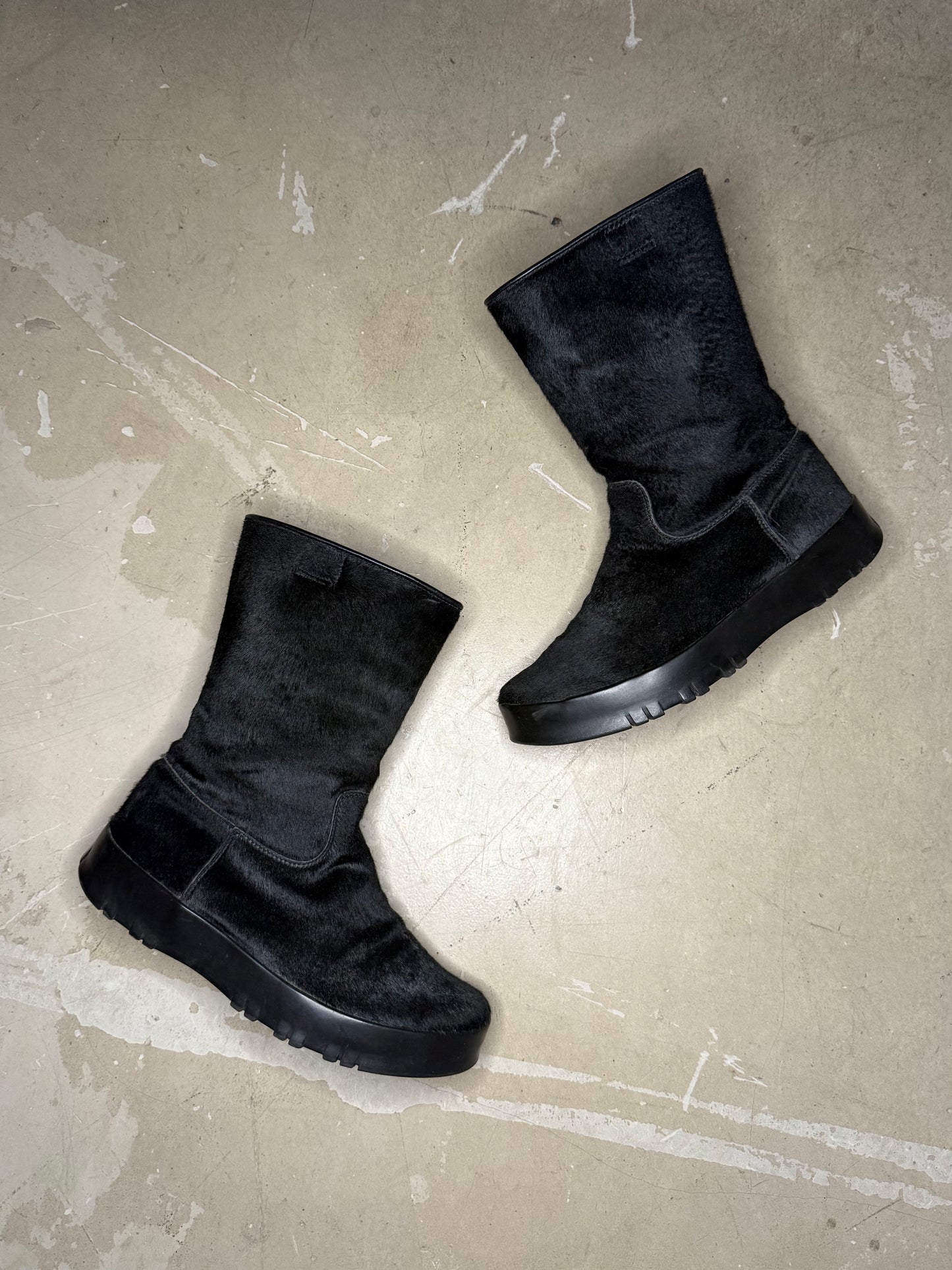 Prada Sport Pony Hair Boots