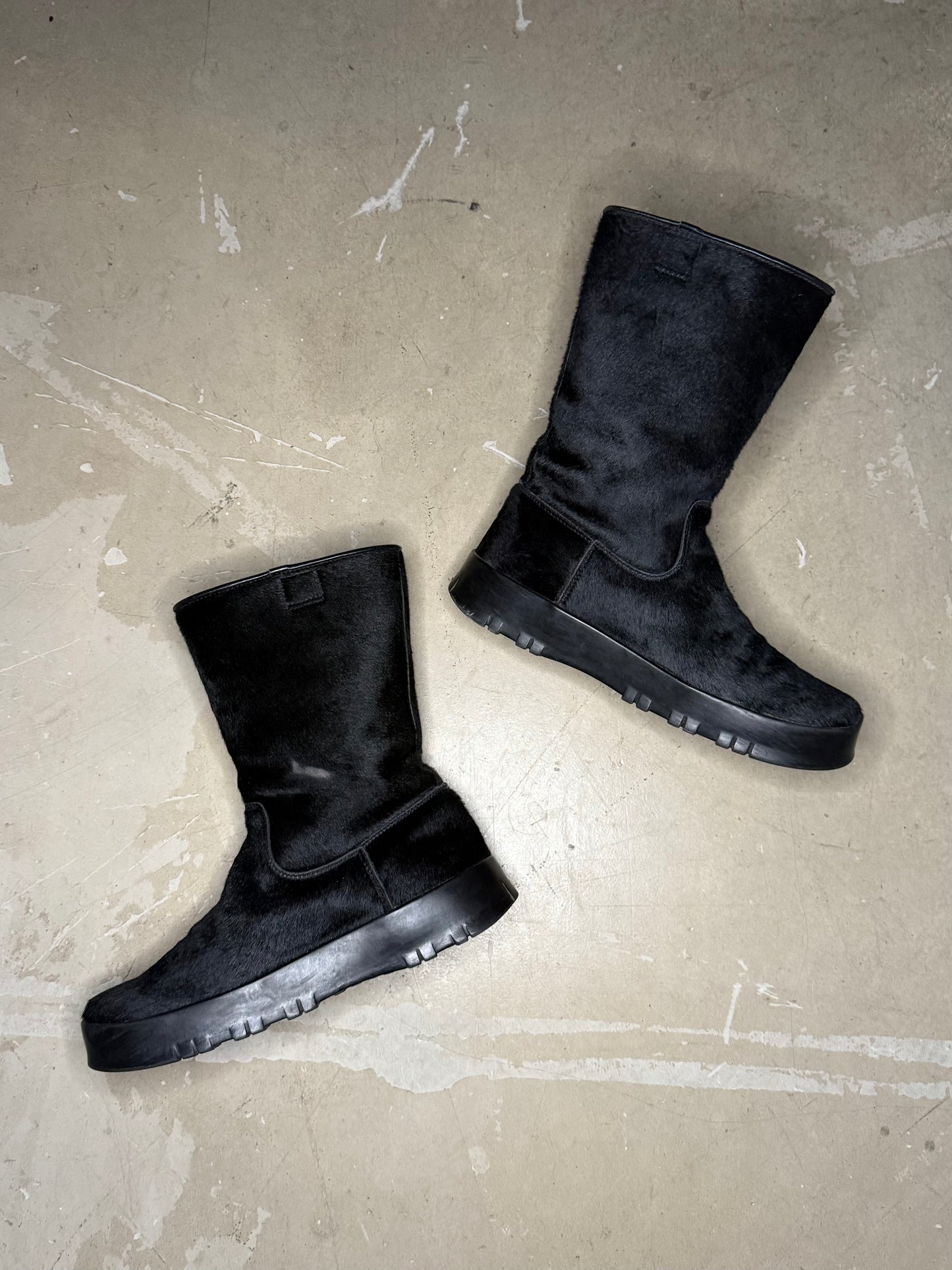 Prada Sport Pony Hair Boots