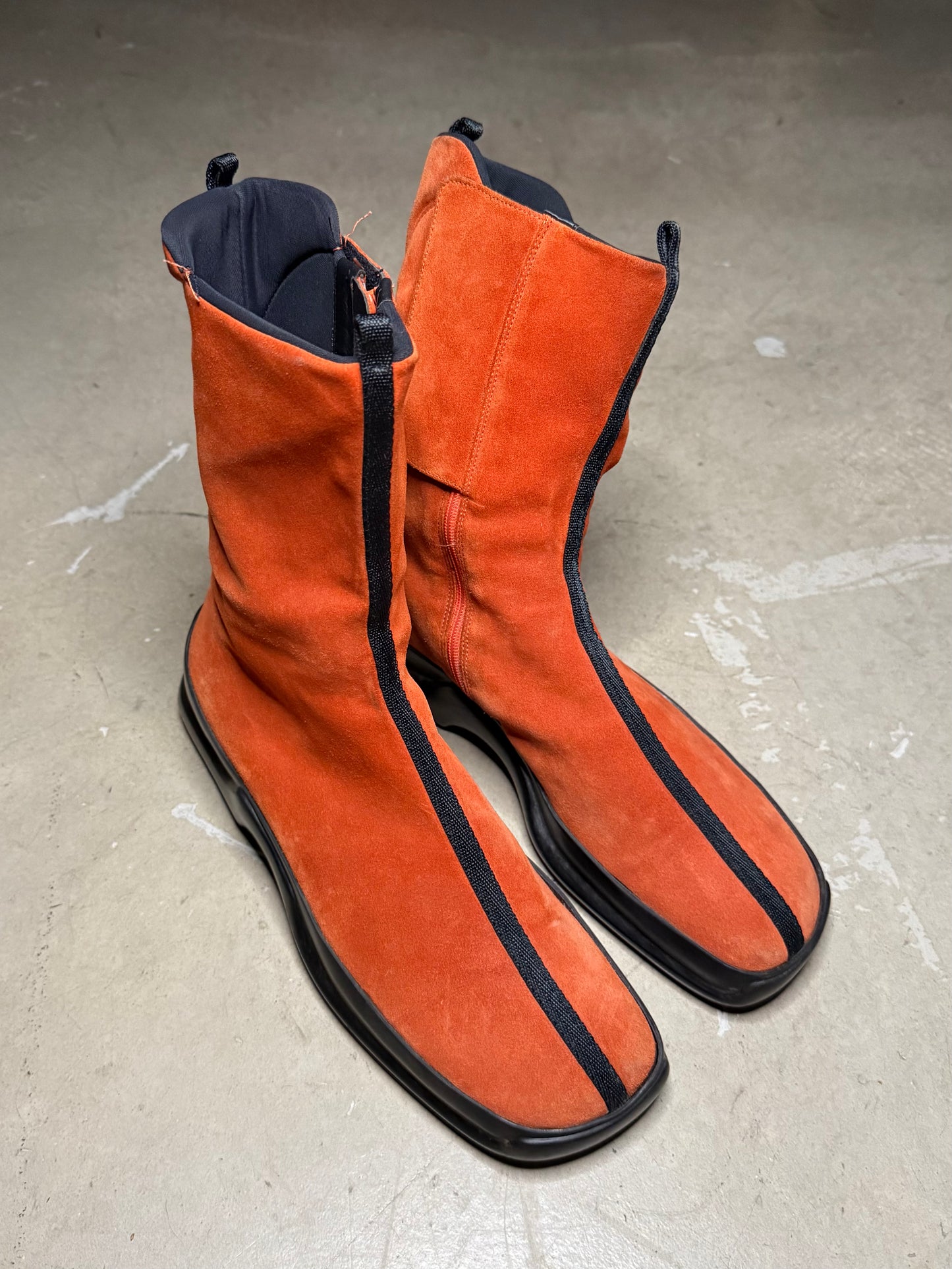 FW 99 Prada Sport Suede Boots