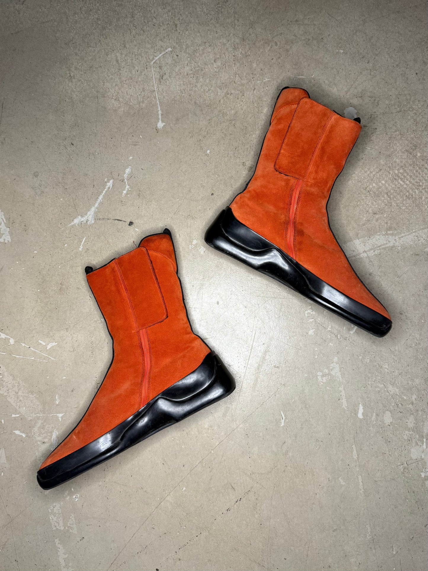 FW 99 Prada Sport Suede Boots