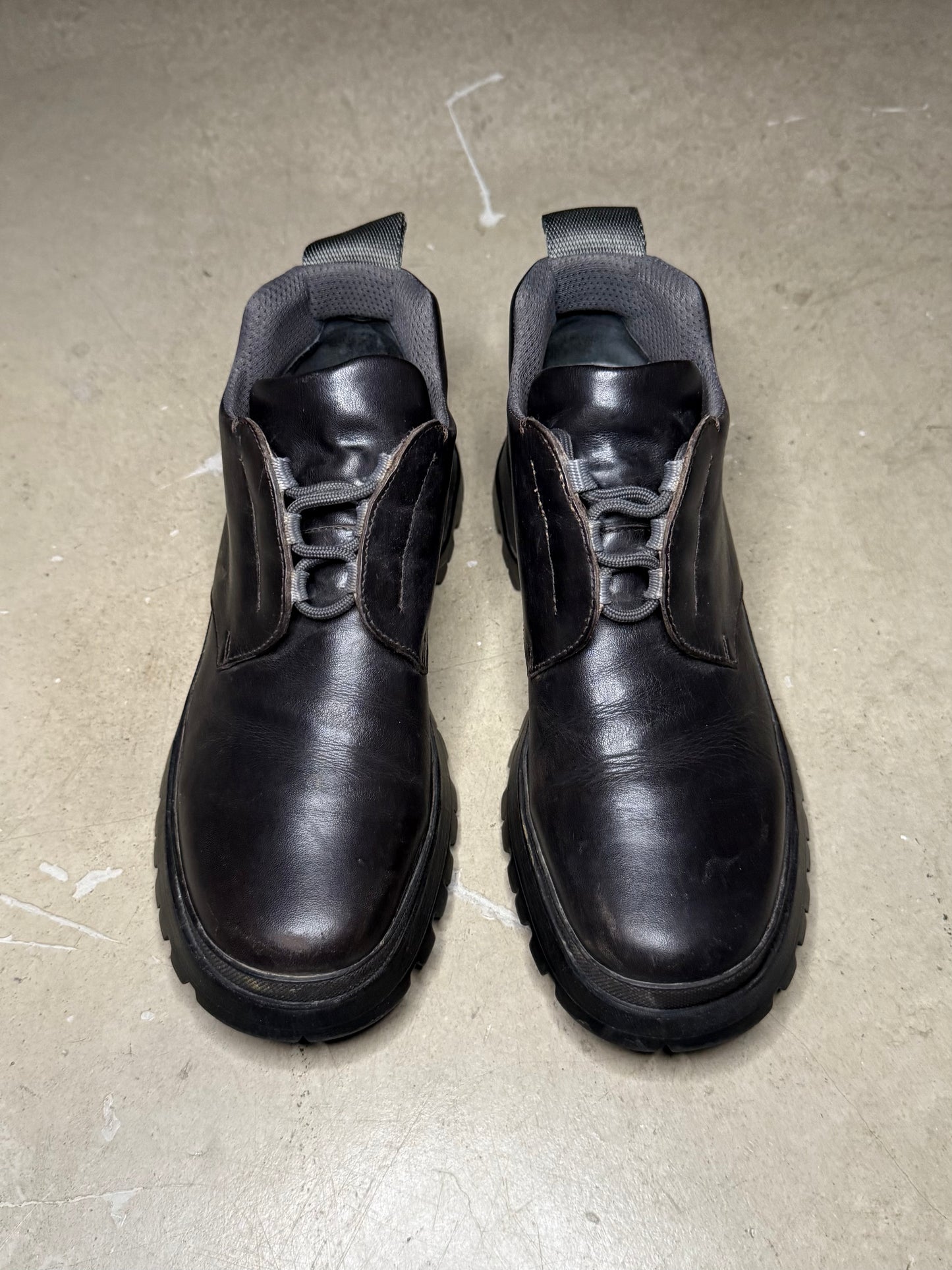 Prada Leather Vibram Derbies