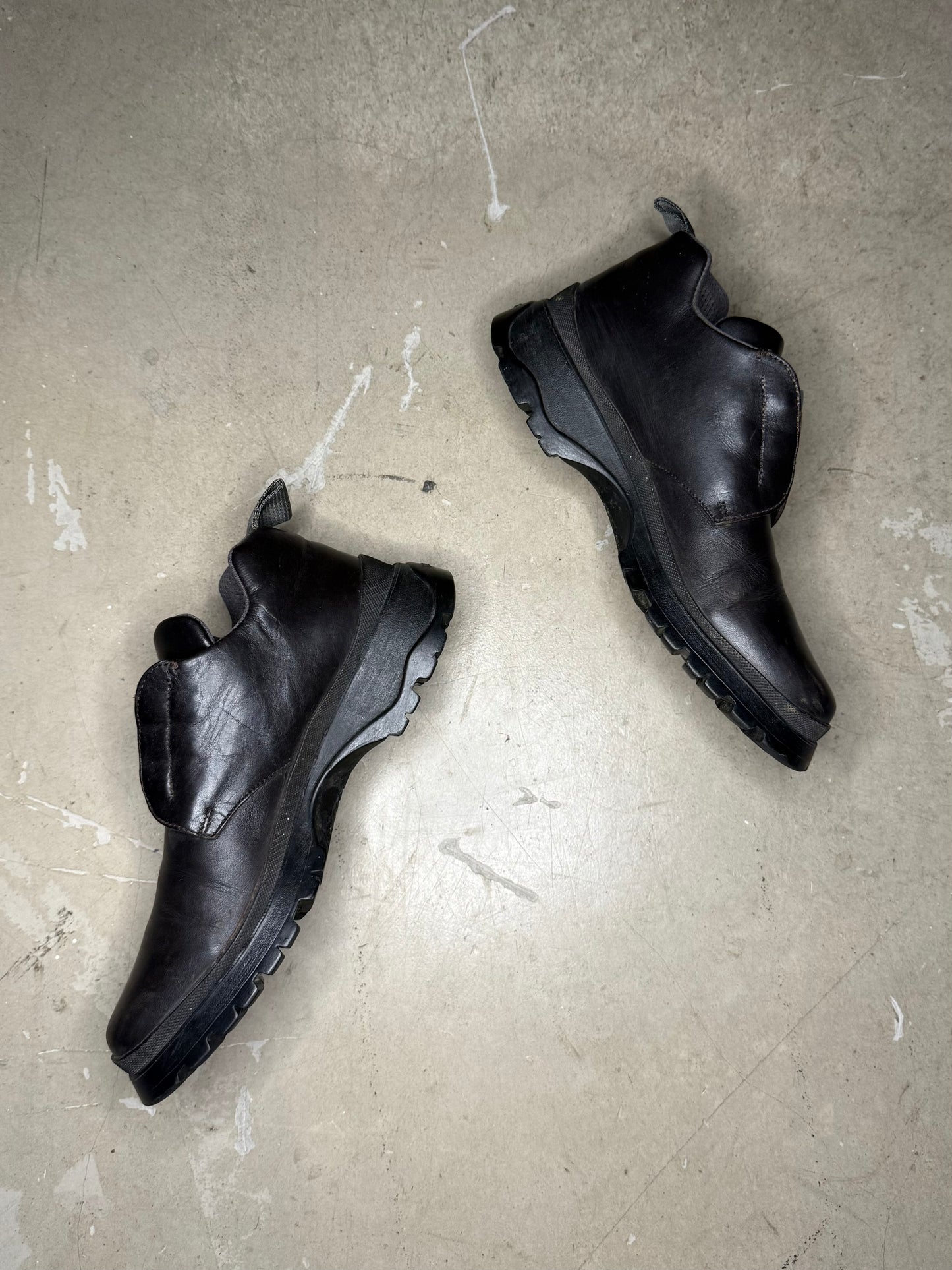 Prada Leather Vibram Derbies