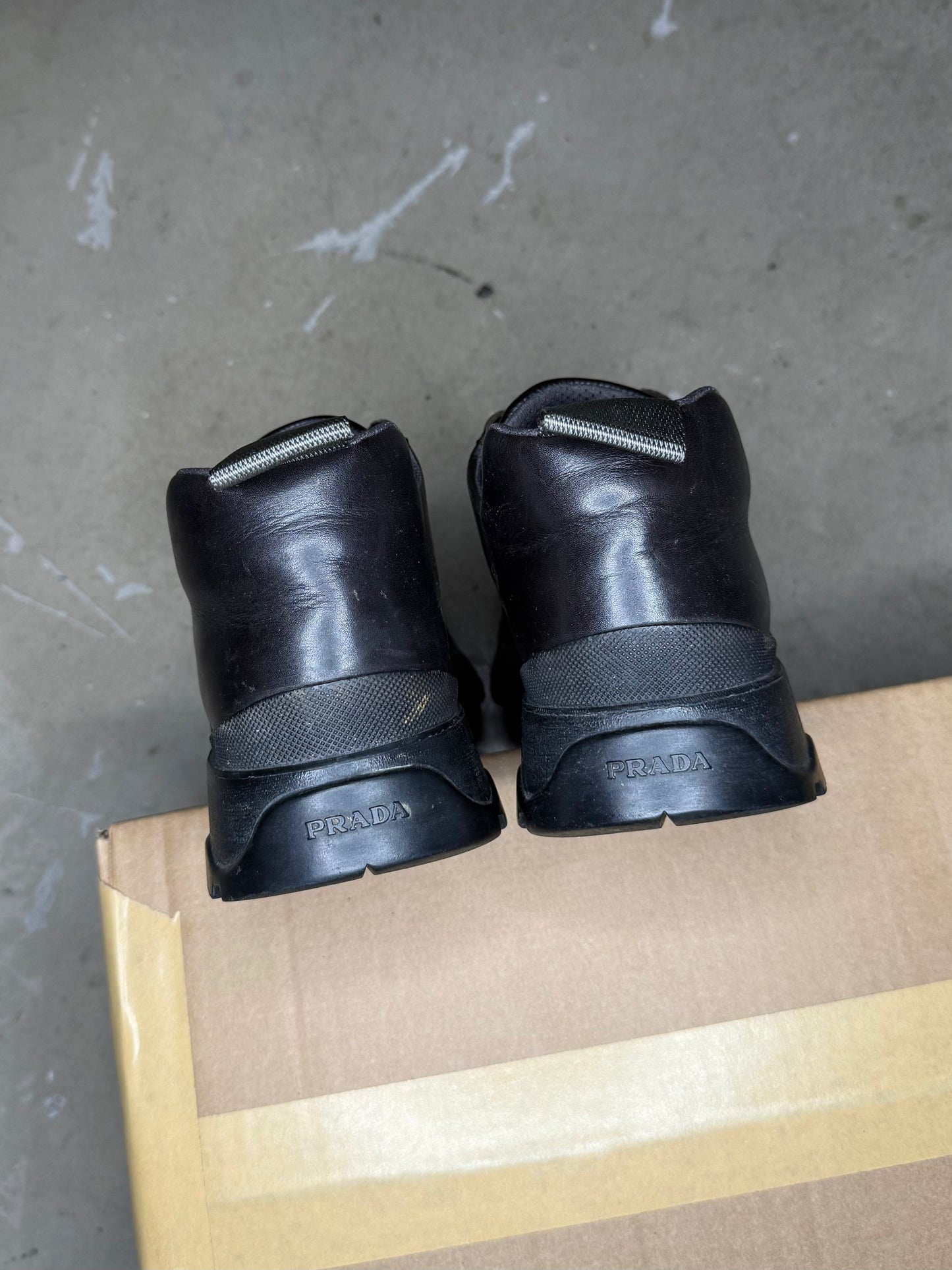 Prada Leather Vibram Derbies