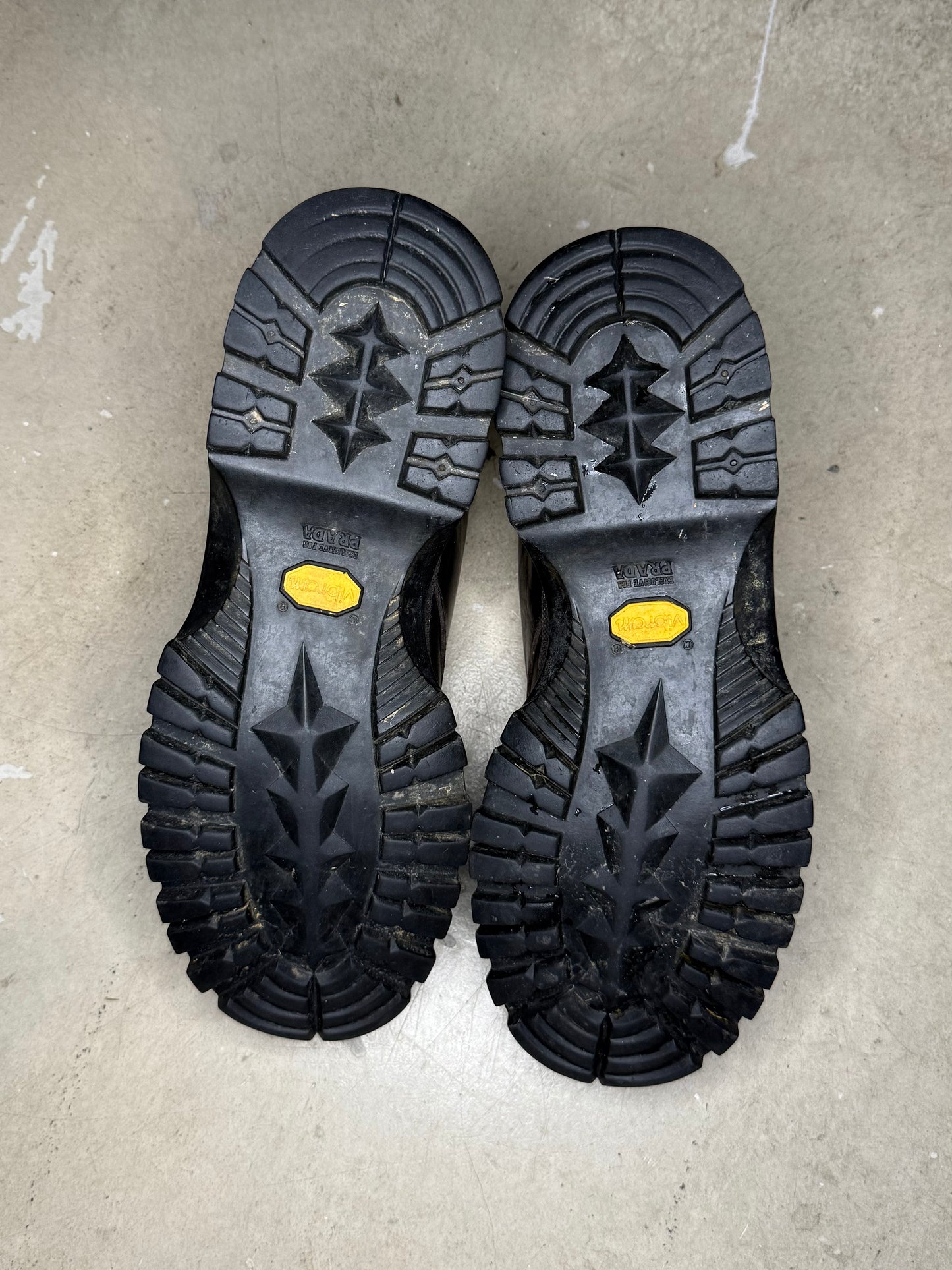 Prada Leather Vibram Derbies