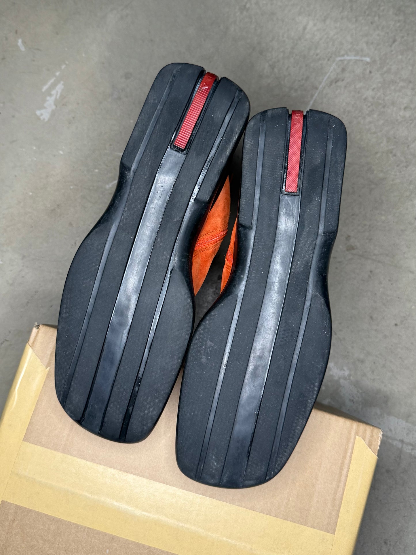 FW 99 Prada Sport Suede Boots