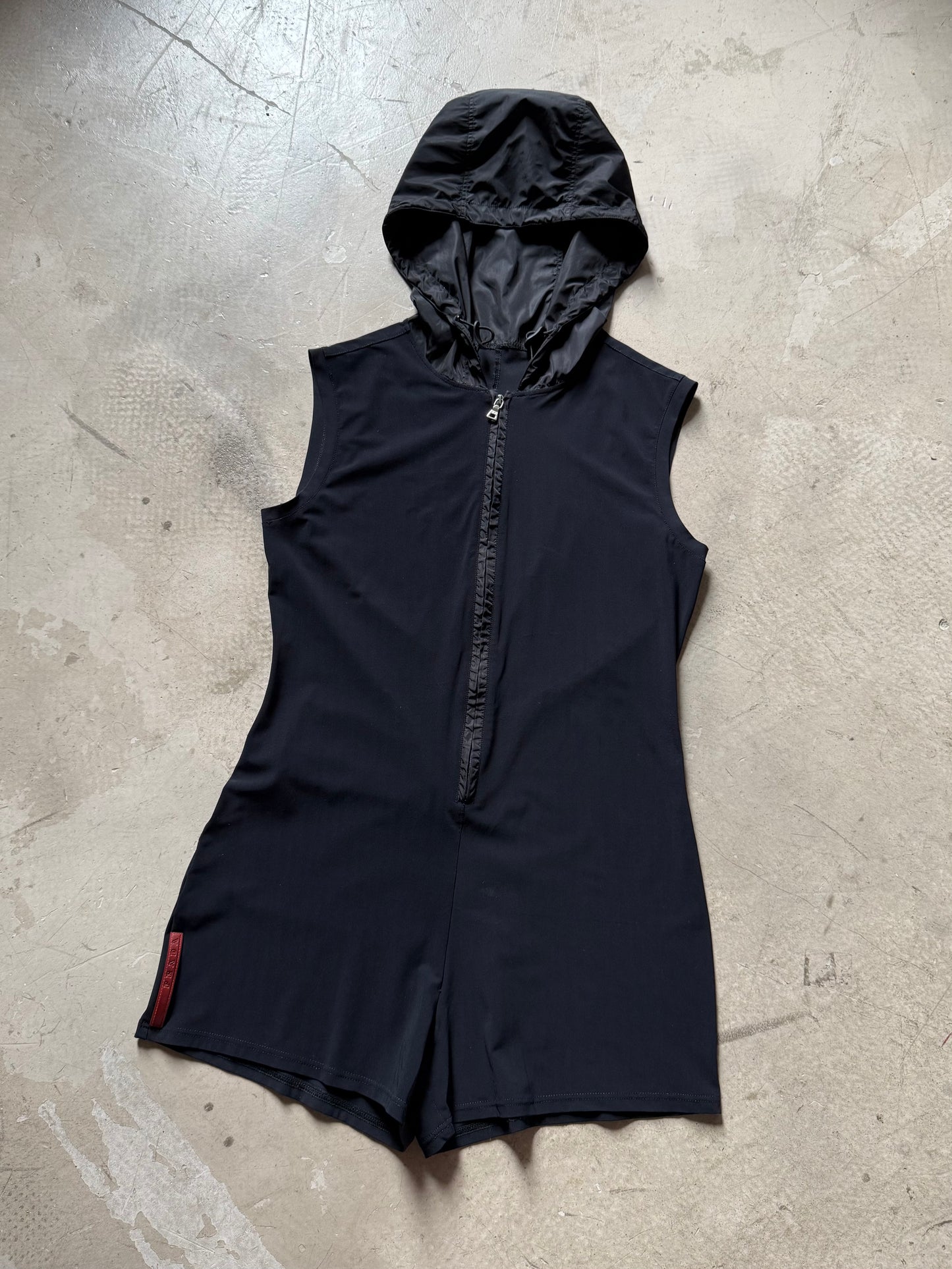 Prada Sport Hooded Jumpsuit